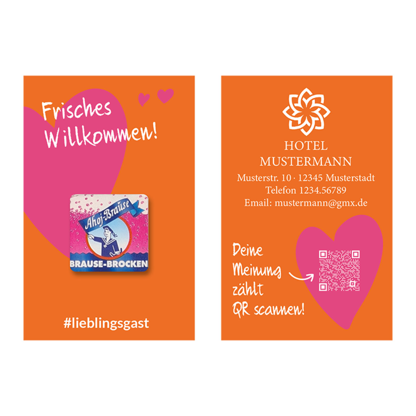 Snackcards Classic - Ahoj Brause (85x55mm) - Spritziger Brausepulverblock mit fruchtigem Geschmack und prickelndem Erlebnis.