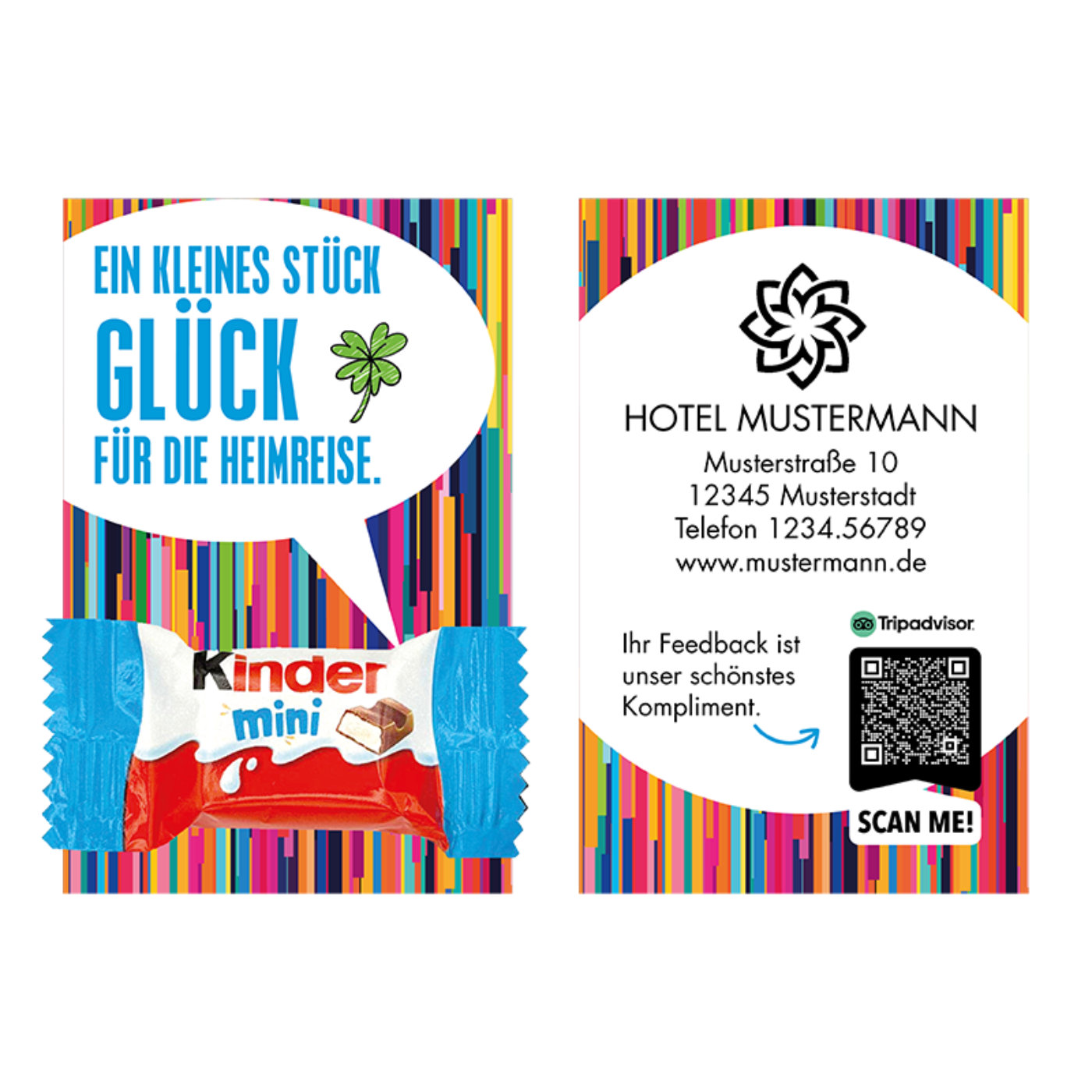 Snackcards Classic - Kinder Riegel (85x55mm) - Ein Klassiker versüßt unsere individuellen Cards