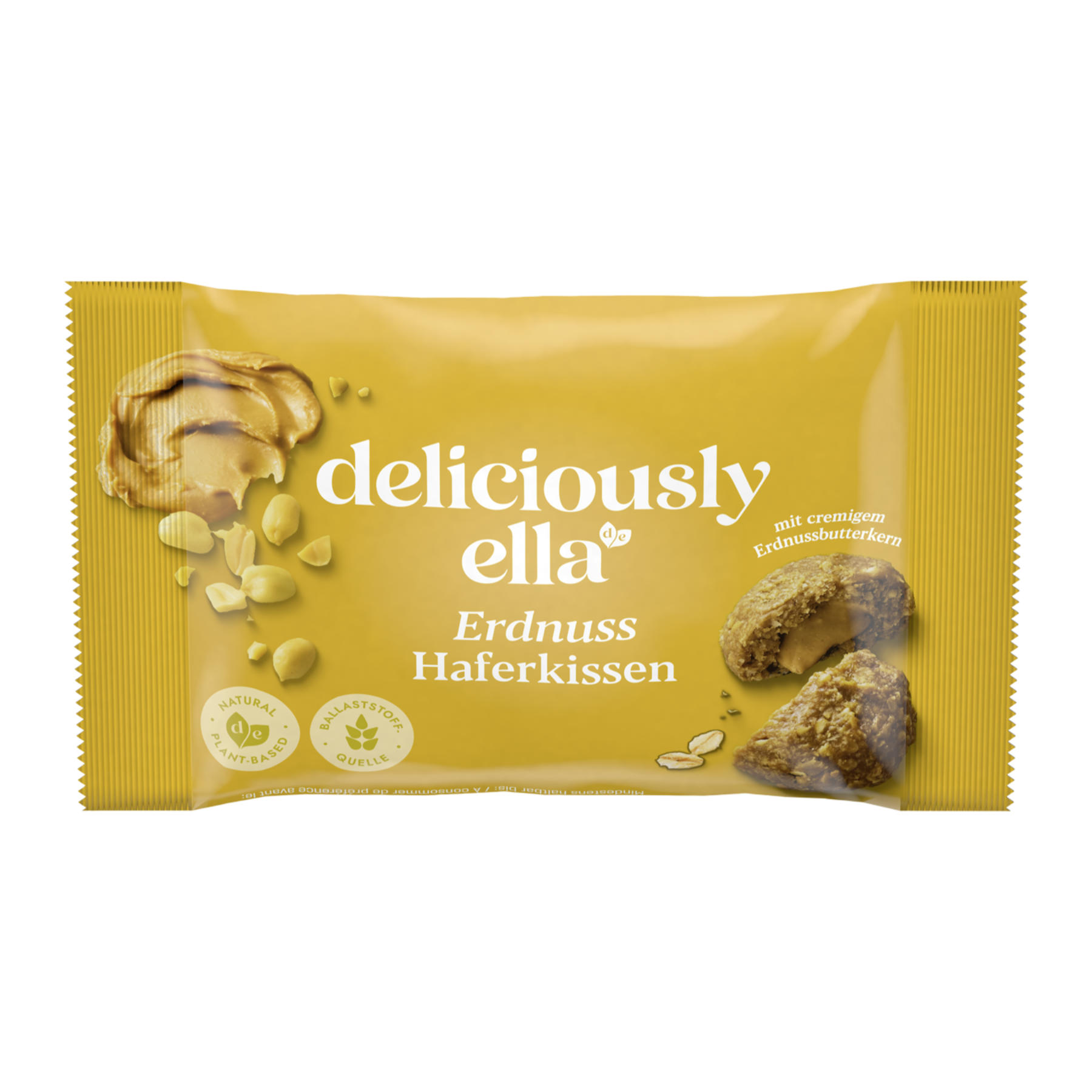 Deliciously Ella Haferkissen 'Erdnuss' 50g - 12 Stück pro Karton
