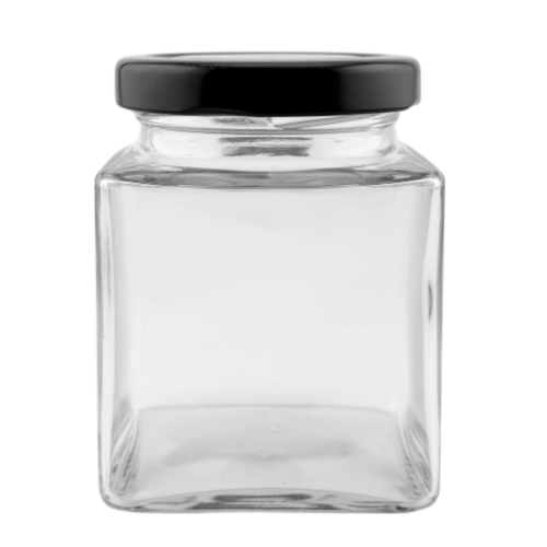 im Vierkantglas mittel 212 ml