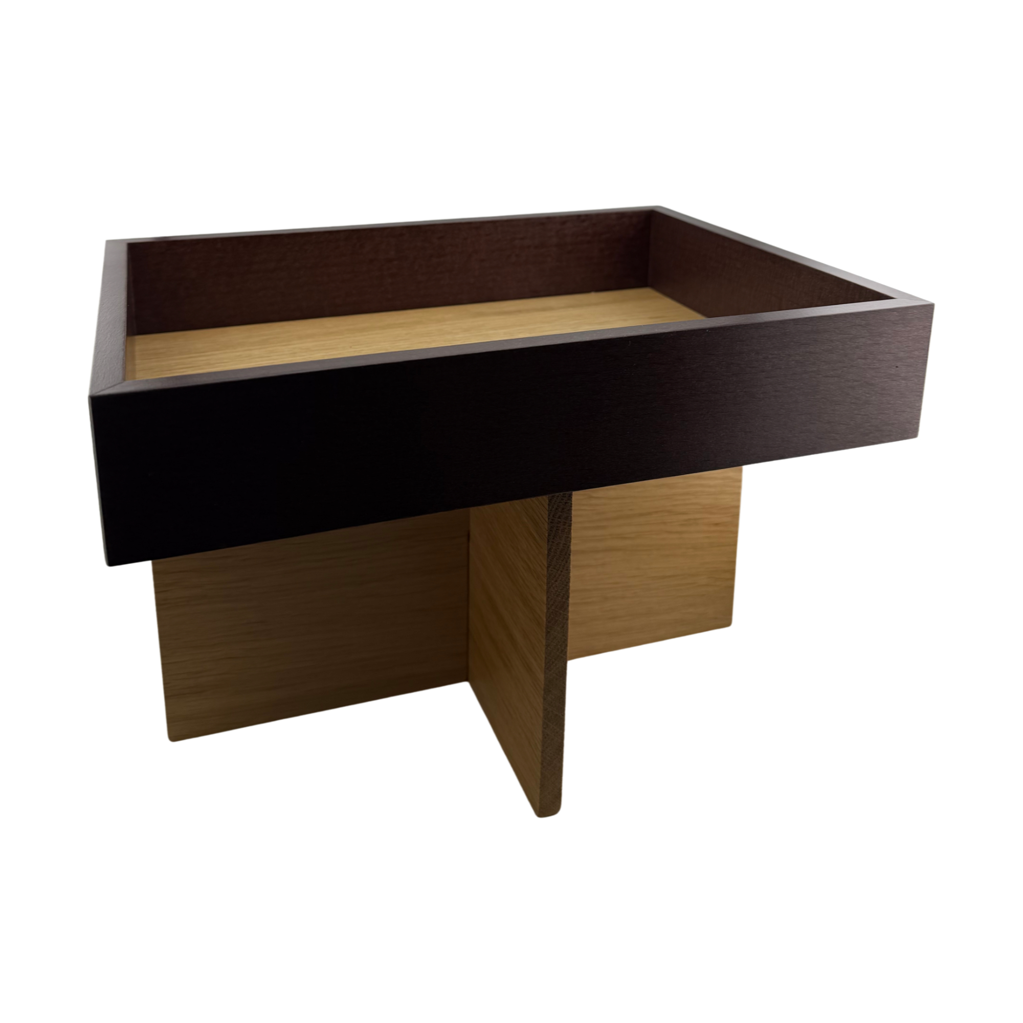 Buffet-System Eiche dunkel bicolor, hoch