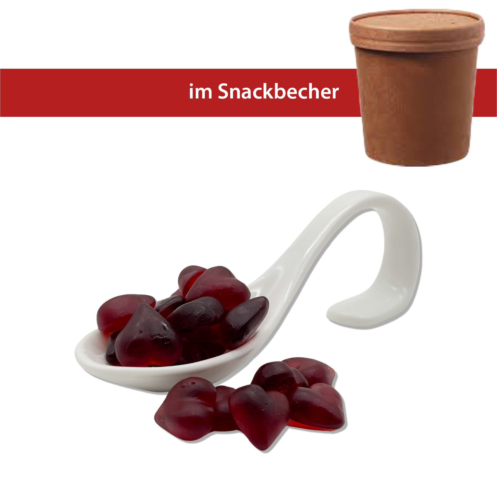 Himbeer Fruchtsaftherzen 120g
Snackbecher
12 Stück pro Karton