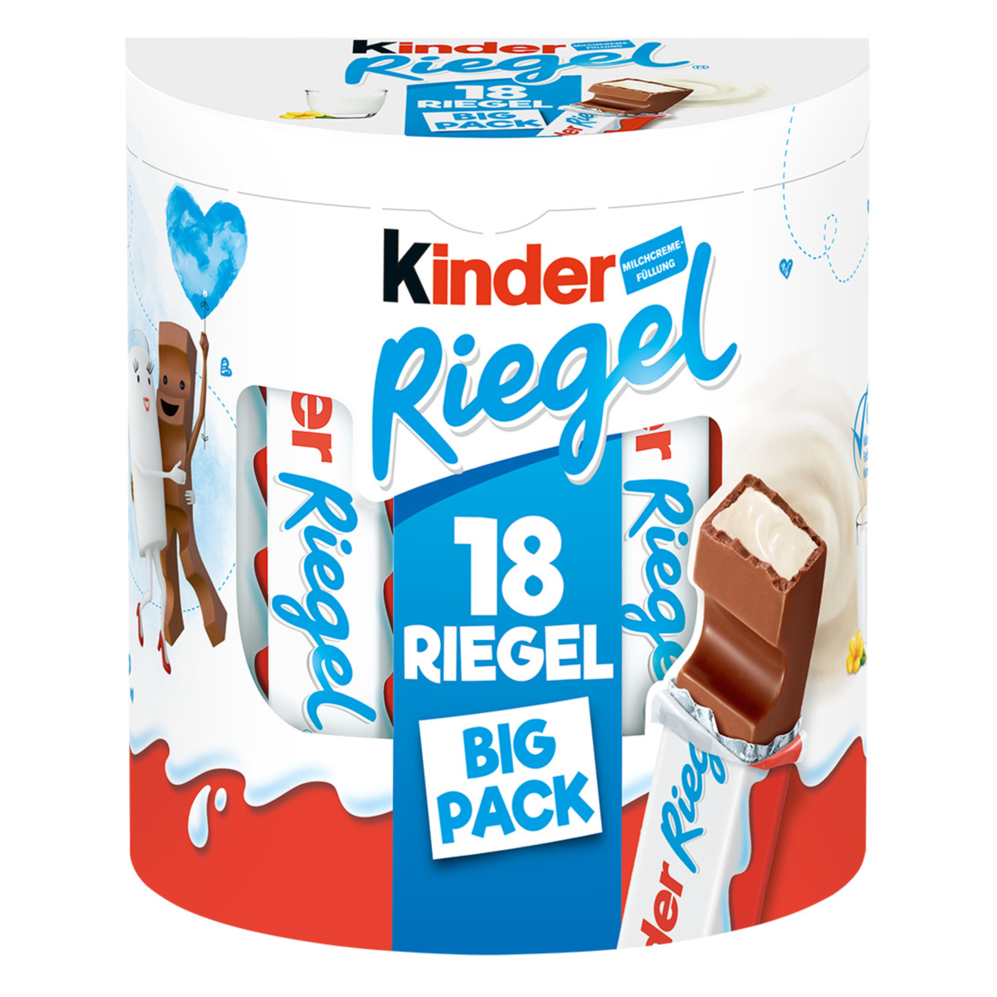 kinder Riegel 18er Packung - 18 Riegel a 21g