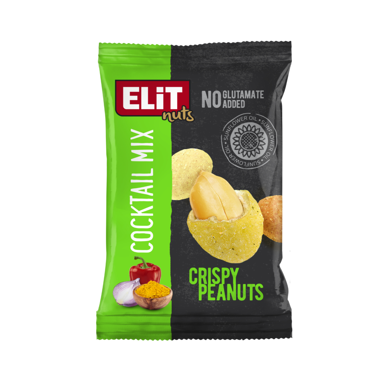Elit Nuts Knusprig panierte Erdnüsse Cocktail 70g - 15 Stück pro Karton