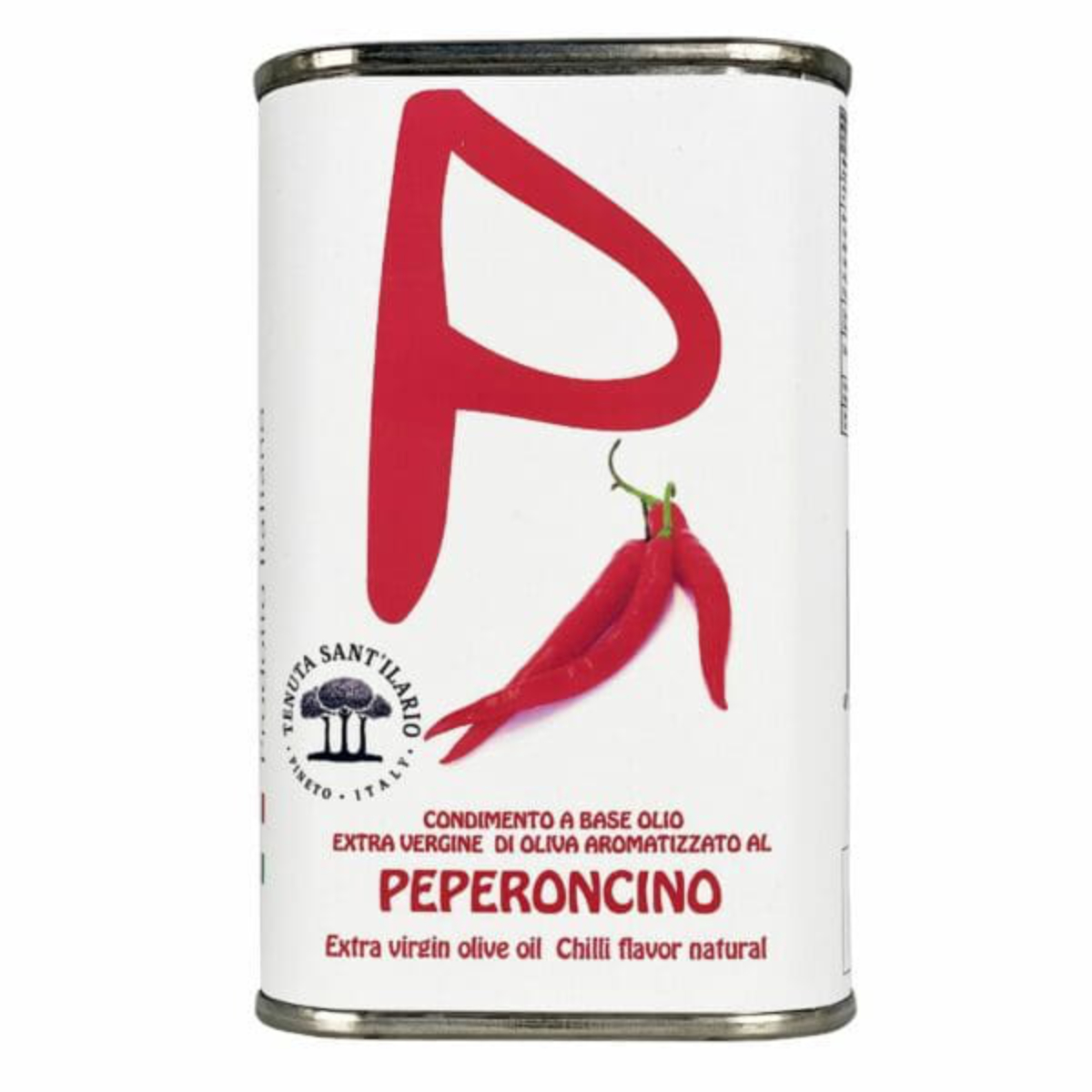 Peperoncini auf Olivenöl 250ml
Natives Olivenöl extra 97%, natürliches Peperoni-Aroma 3%