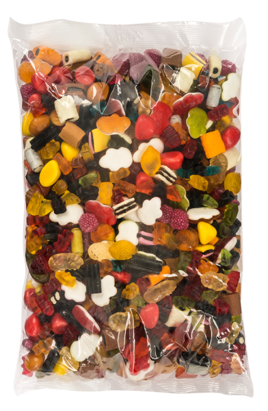 Haribo Colorado Mix 3kg
in der Papiertüte, genäht