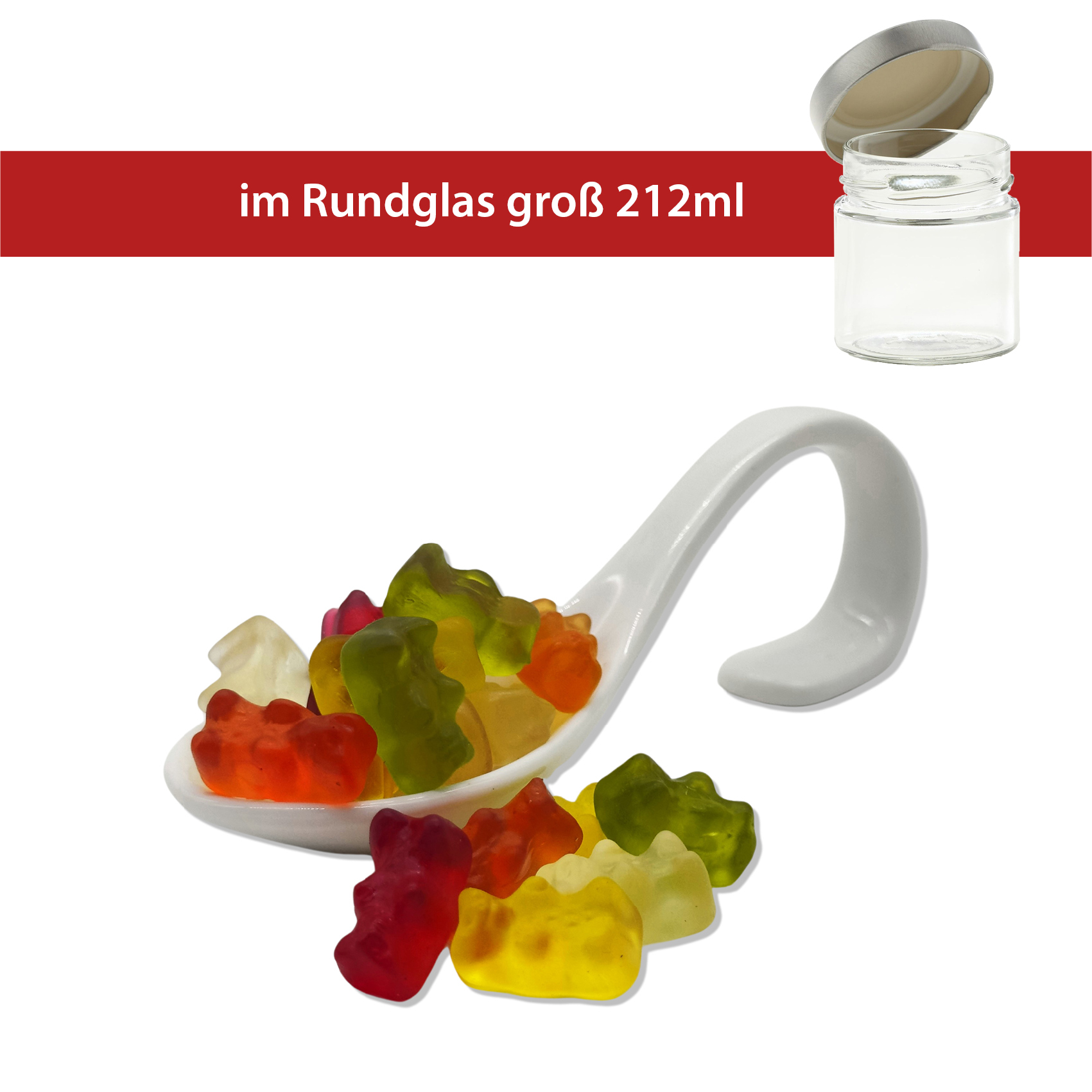 Haribo Bärchen
im 120g Rundglas groß 212ml
22 Stück im Karton