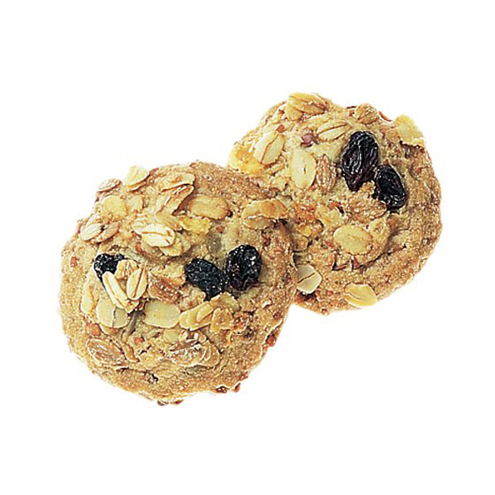 Müslitaler ca. 12,9 g pro Gebäck
feines Mürbegebäck mit Müslianteil
2,0 kg pro Karton