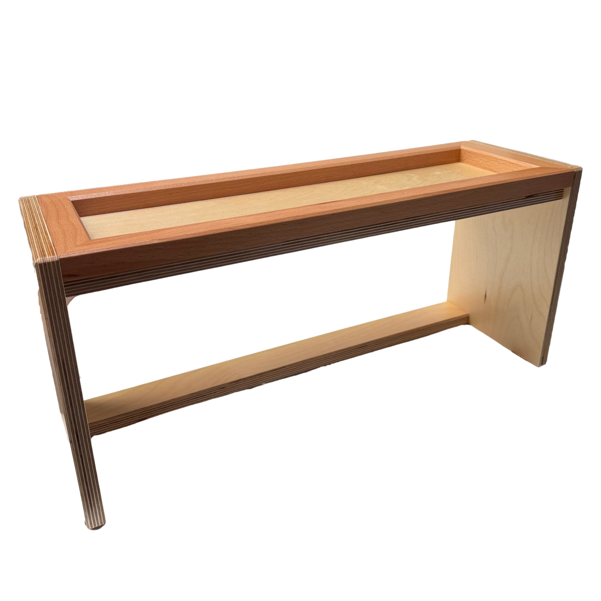 Candybar-Oberteil aus Holz, Natur, für 4 Gläser L=46 cm / T= 17,5 cm / Höhe 25,8 cmpassendes Zubehör:
12221-Unterteil Natur 11203-Bonbonglas mit Deckel