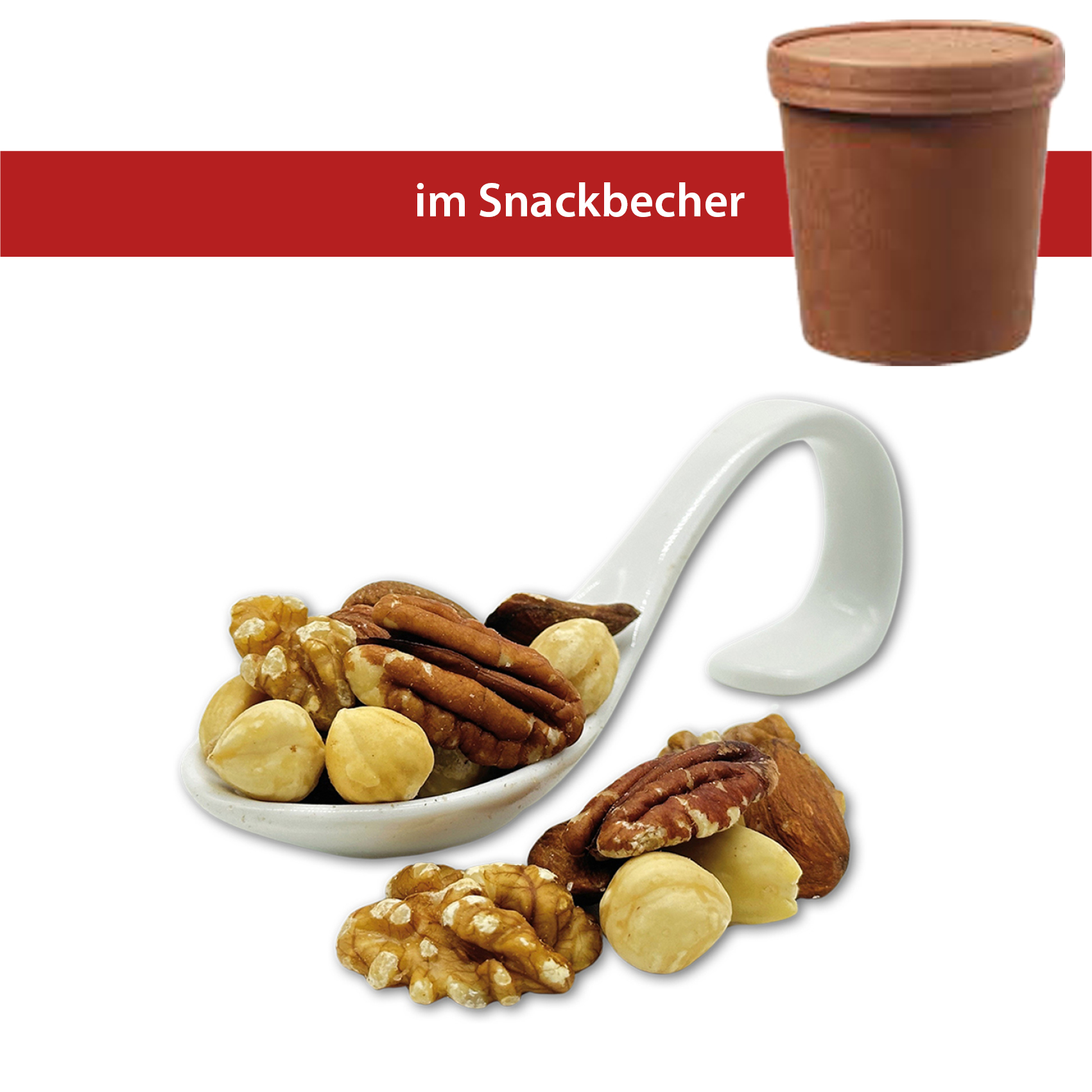 Nussmischung 100g
Snackbecher
12 Stück pro Karton