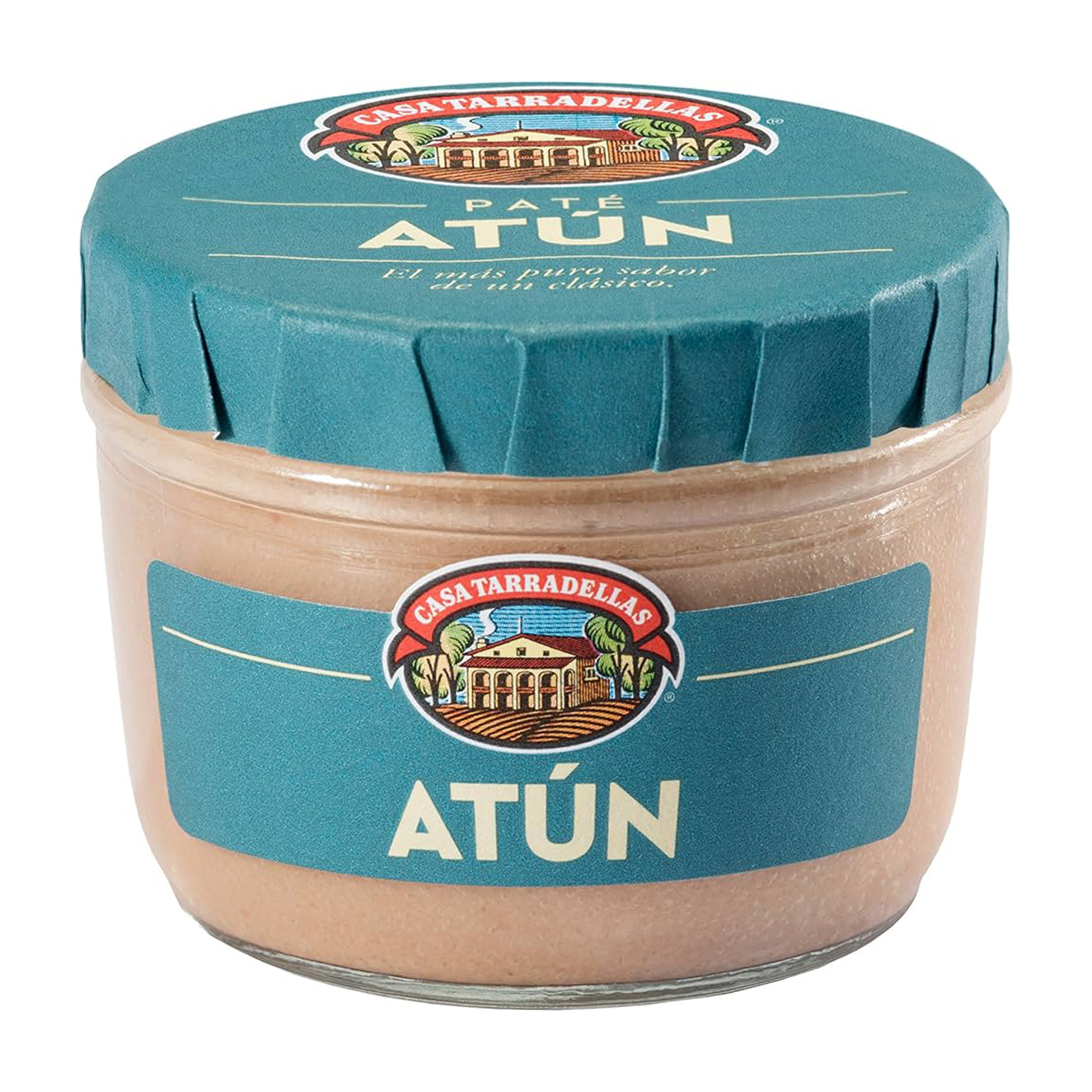 Thunfischpaté 125 g Dieser spanische Thunfischaufstrich von Casa Tarradellas wird aus Premium Thunfischfilets hergestellt. Die cremige
Textur der Paté zergeht auf der Zunge. Auch als Topping auf Fischgerichten.
