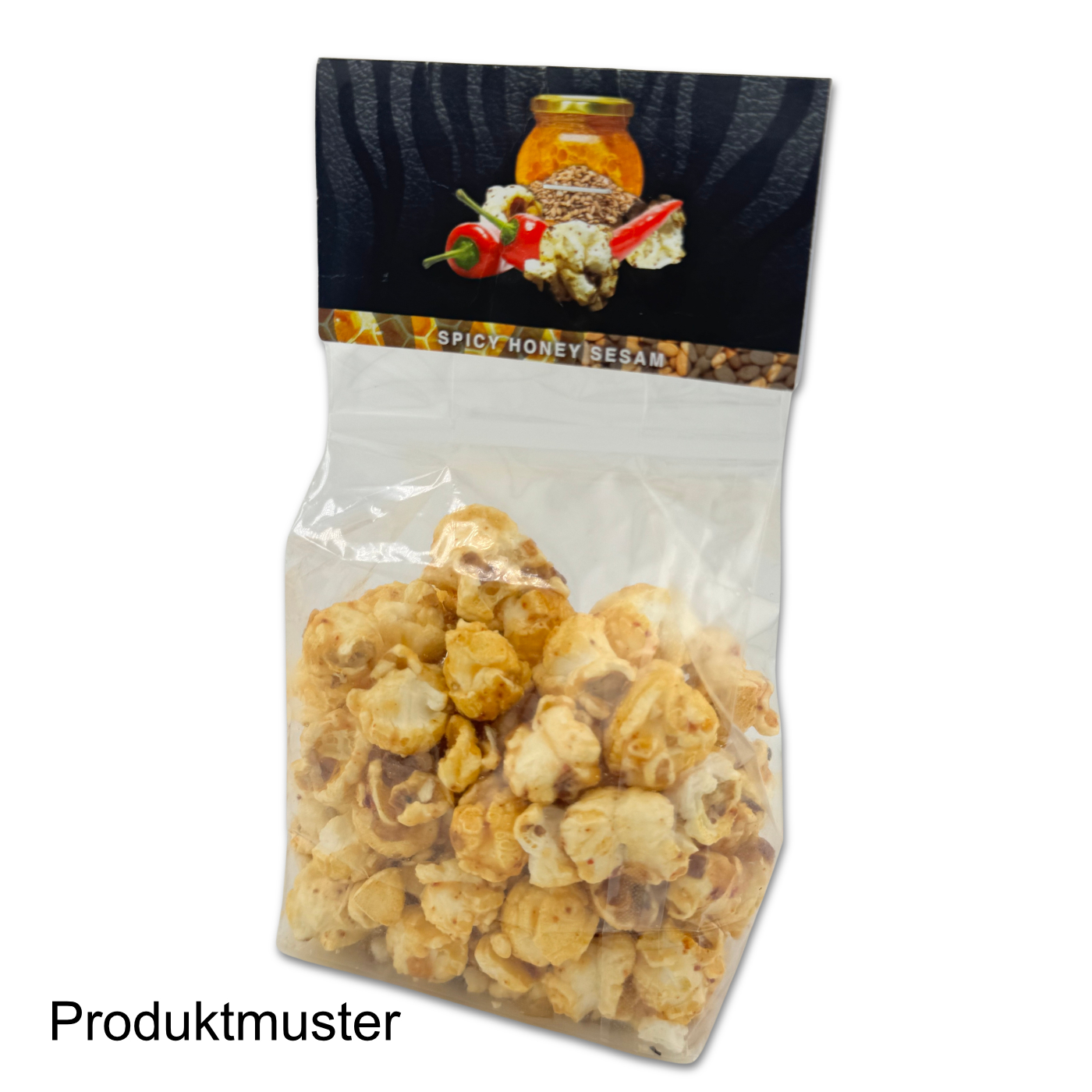 PopCorn Spicy Honey Sesame 1kg im 5 Liter Beutel