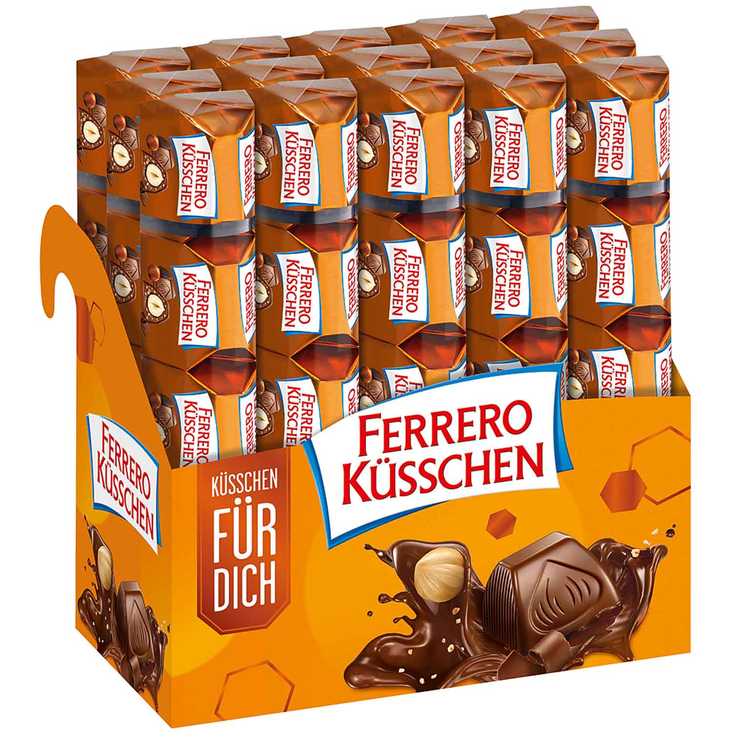 Ferrero Küsschen 5er Riegel - 15 Riegel a 44g