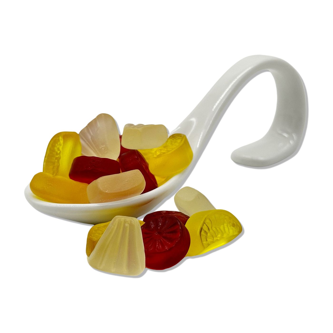 Exotic Fruchtgummi Vegan 1 kg in der Papiertüte, genäht