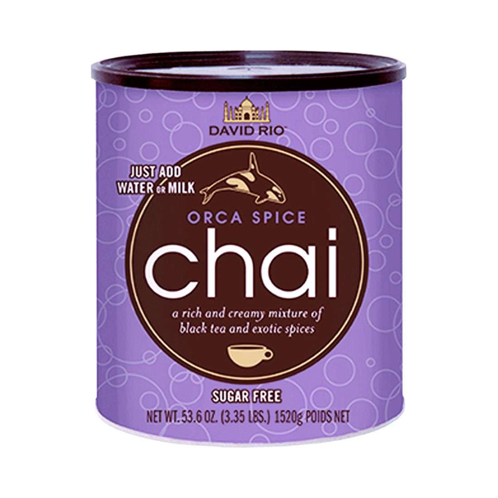 Orca Spice Chai zuckerfrei 1520g Dose 18-24g Chai Pulver in 100-150ml Milch Indischer Gewürztee