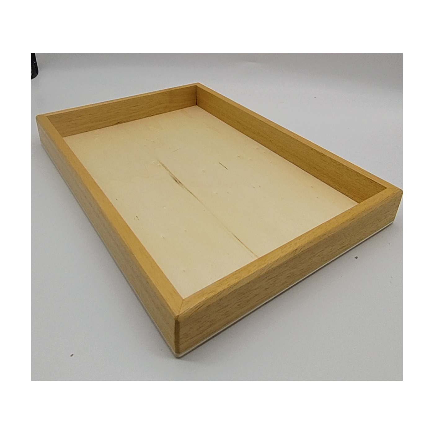 Holzkiste für Gebäckeinsatz 250g rechteckig Natur 29,5 x 21 x 3cm