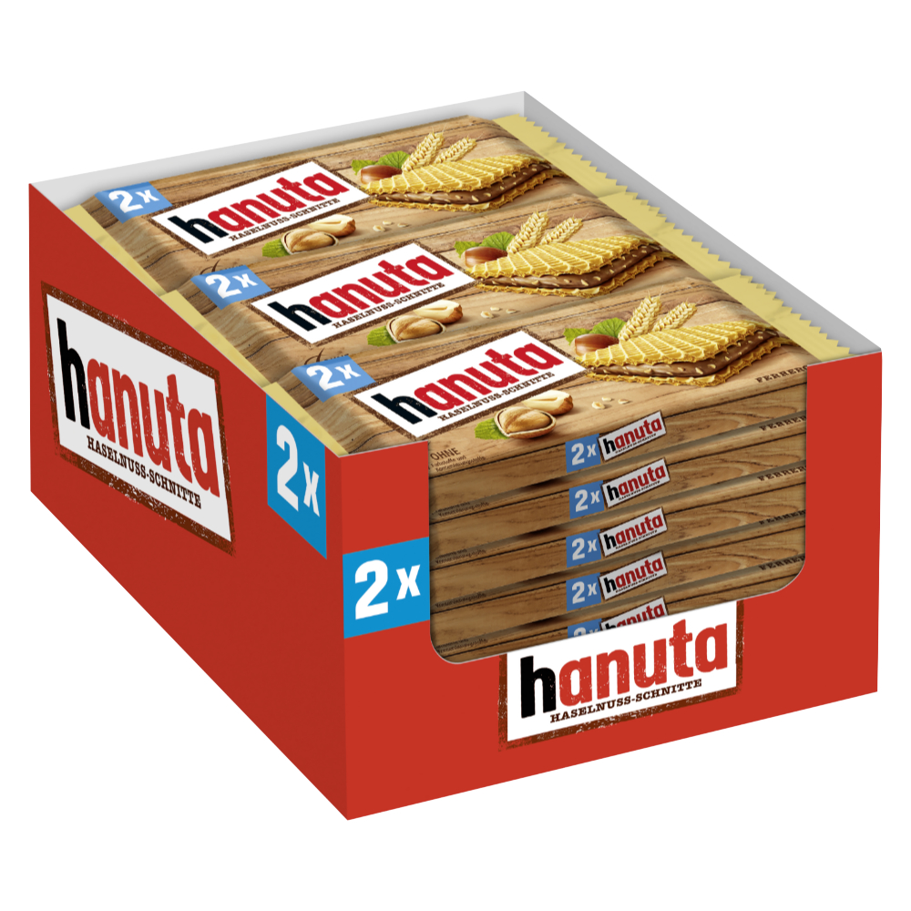 hanuta 2er Packung - 18 Stück a 44g