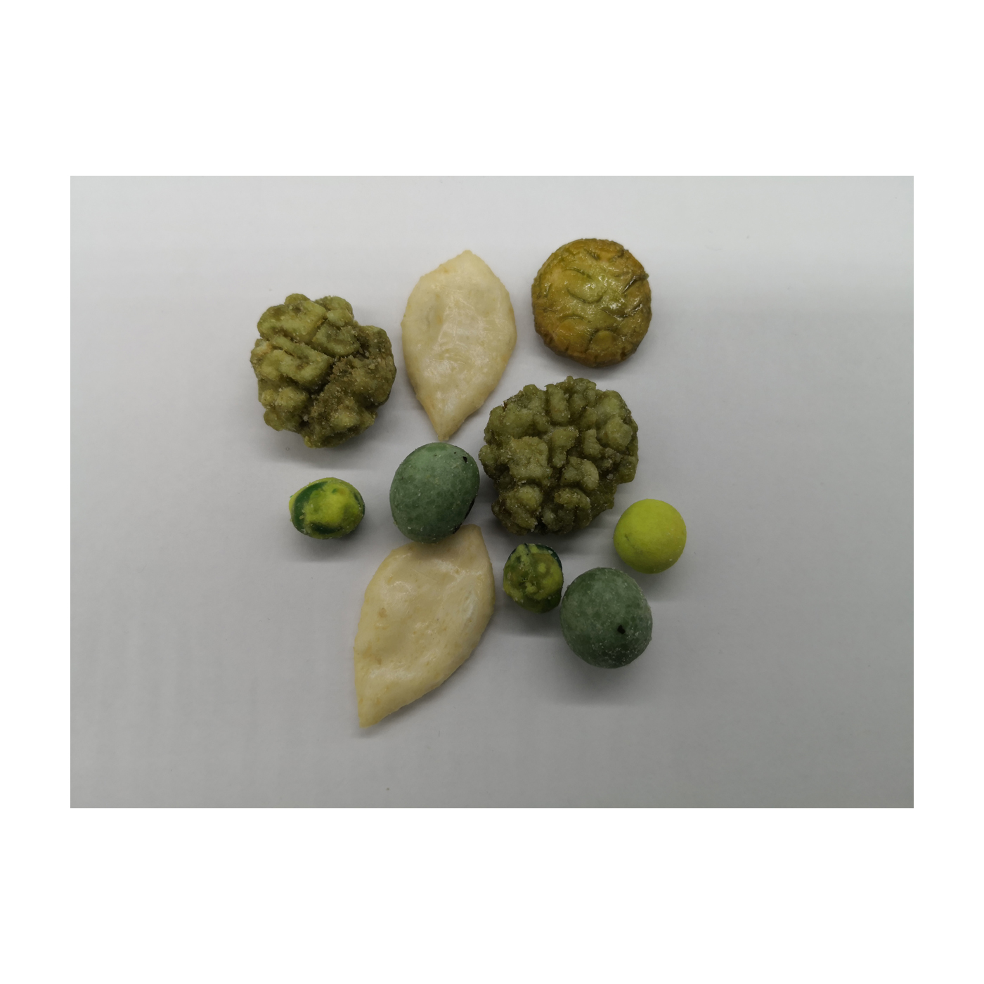 Wasabi-MIX 2 kg Beutel Wasabinuts, Reiscracker, Chilischoten
