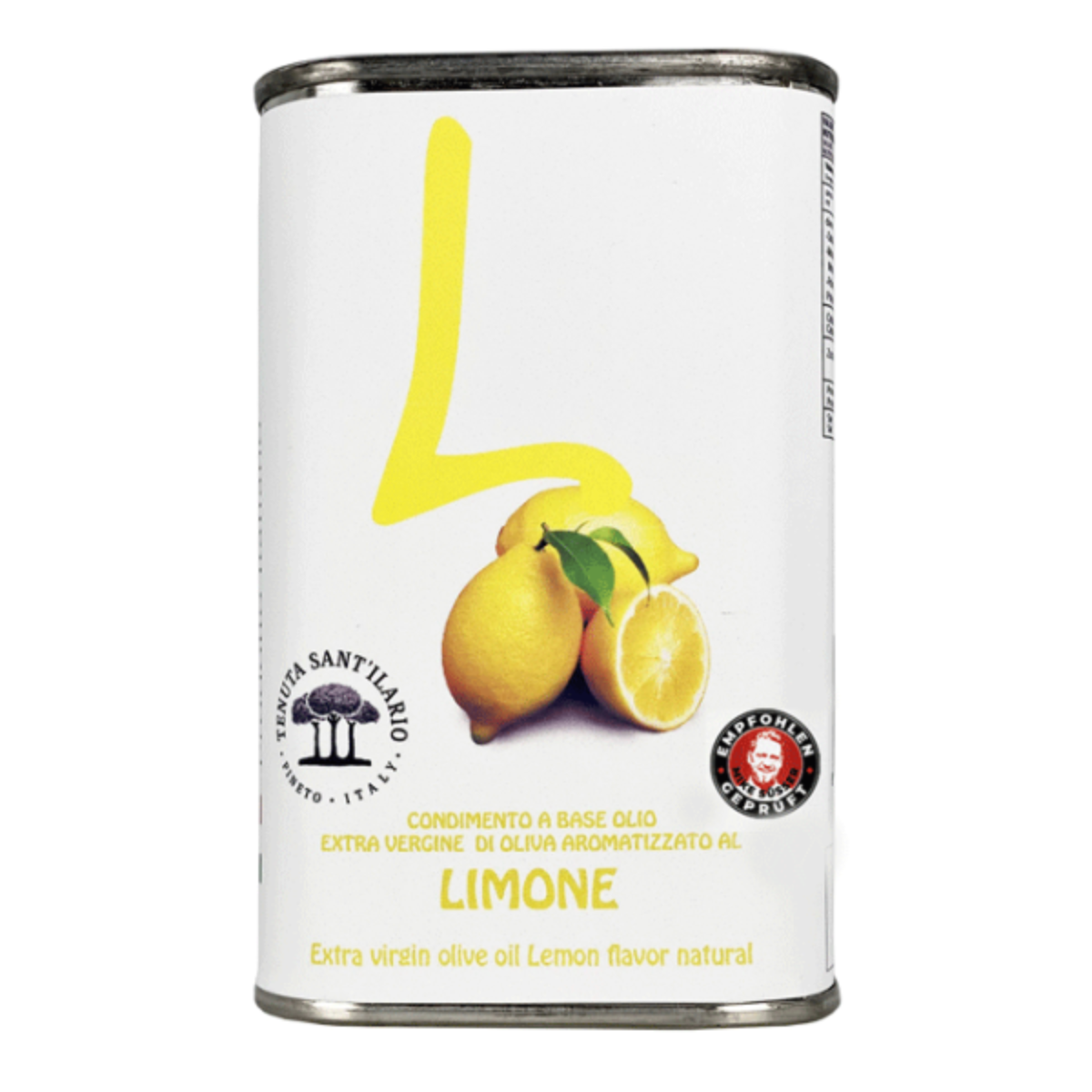 Limone auf Olivenöl 250ml
Natives Olivenöl 97%, natürliches Limonen-Aroma 3%