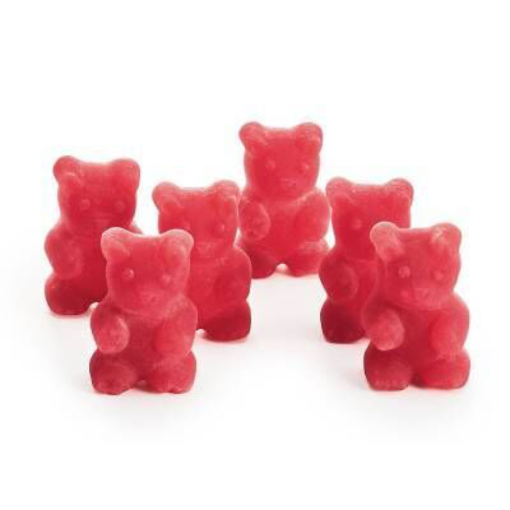 Fruchtgummi Tee Bären Holunder Rhababer mit Tee Extrakt im 1kg Beutel