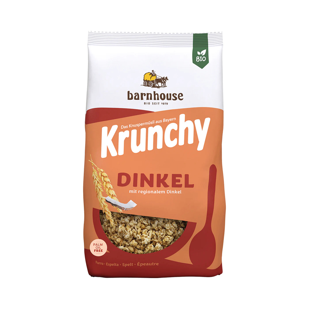 BIO Barnhouse Krunchy Dinkel
1,25kg Beutel BIO