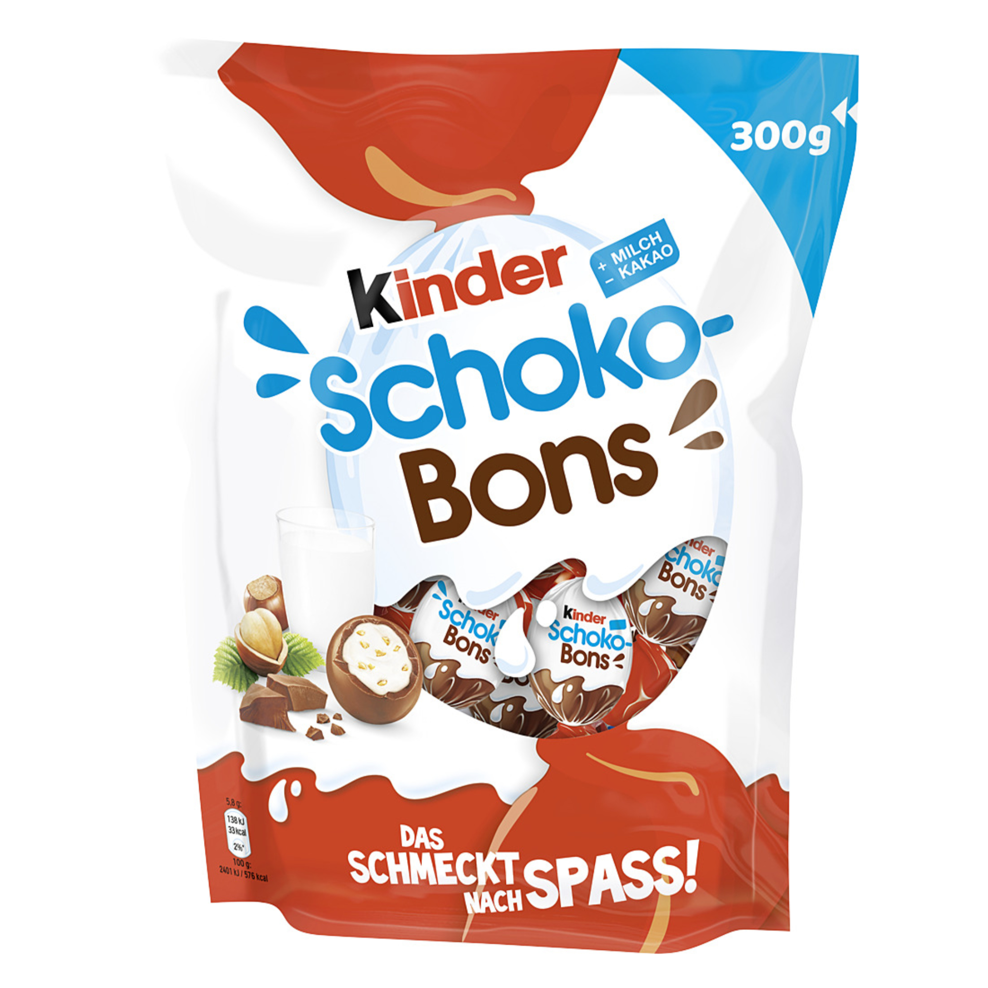 Kinder Schokobons einzeln Verpackt 5 g 48 Stück pro Beutel - 14 Beutel pro Karton