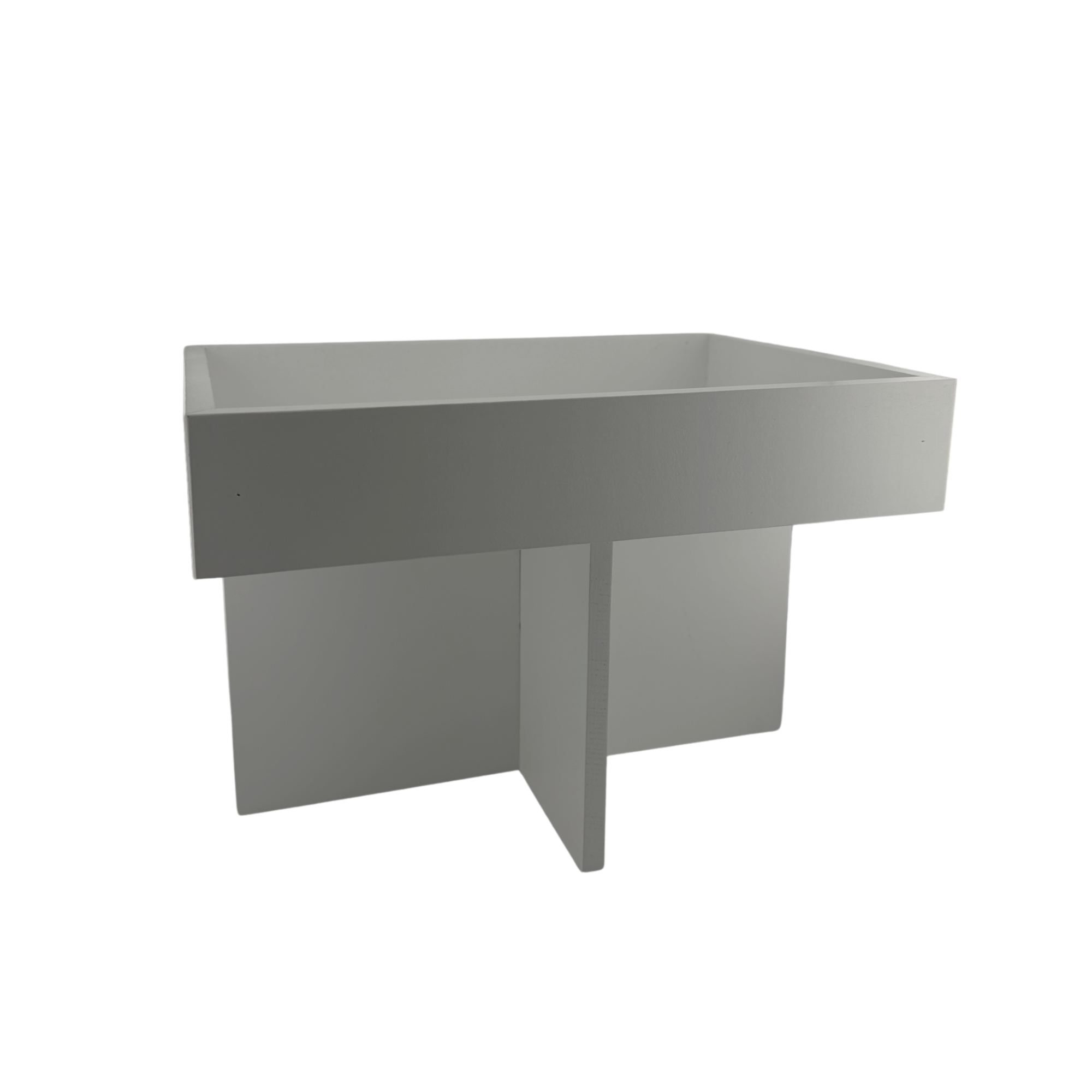 Buffet-System Eiche Weiß, hoch