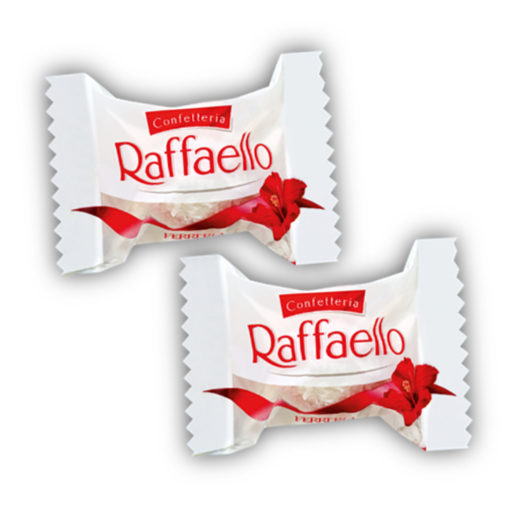 Raffaello einzeln verpackt á 10,5 g, Mini - Ferrero -
~285 Stück pro Karton *nur auf Vorbestellung-5 Werktage*