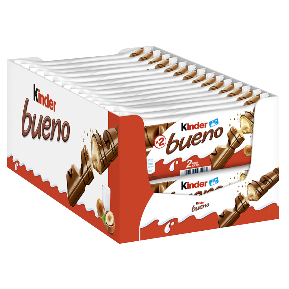 kinder bueno 2er - 30 Riegel a 43g