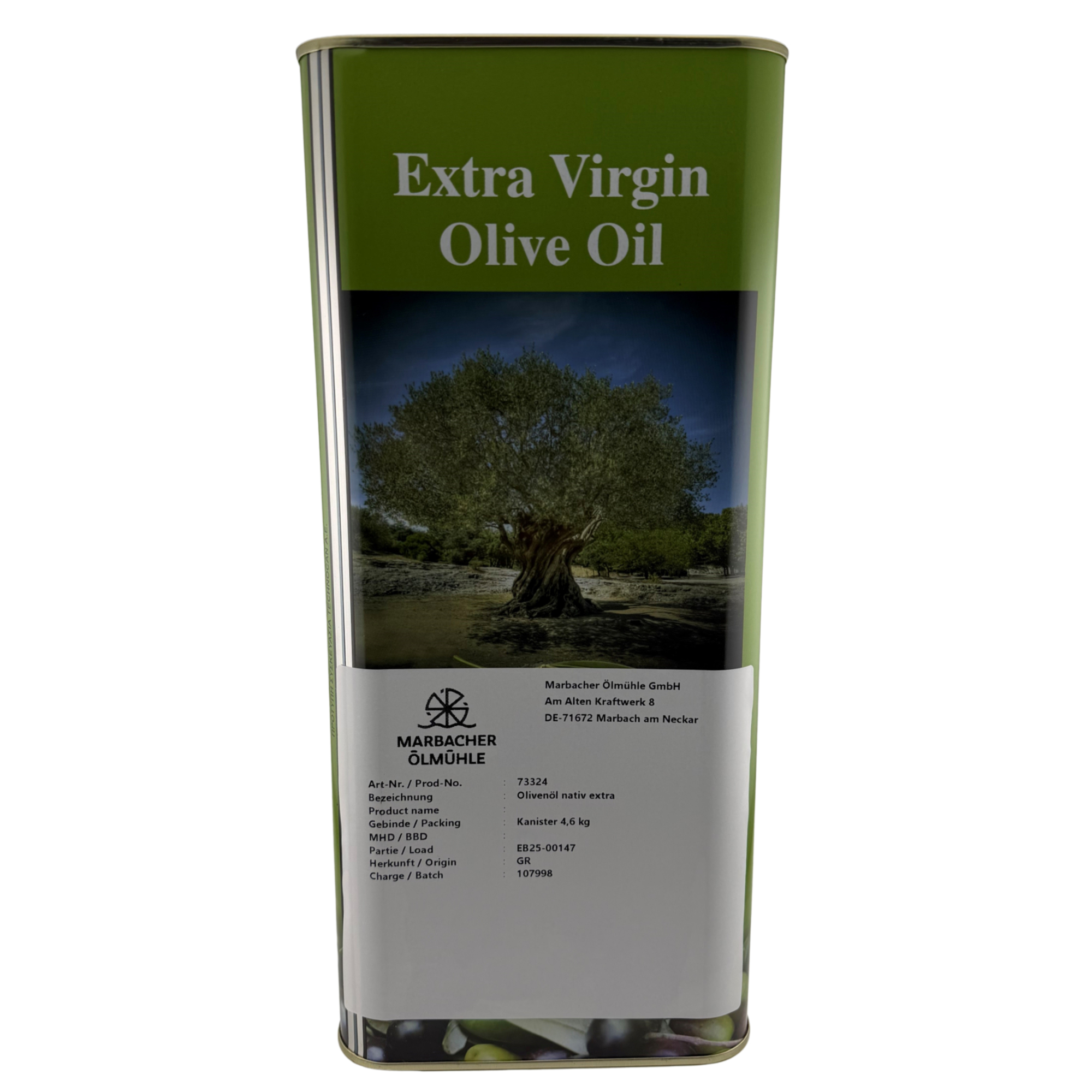 Olivenöl nativ Kanister konventionell 5 Liter