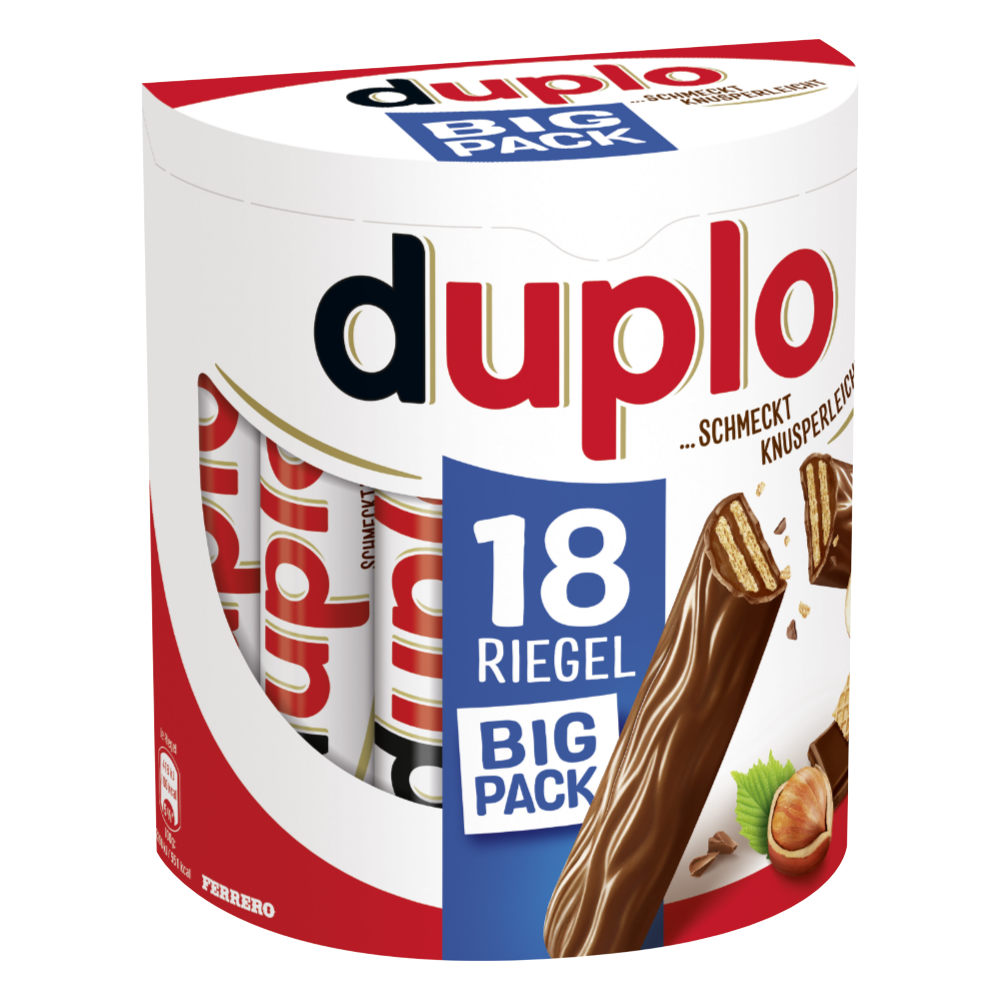 duplo Riegel 18er Packung - 18 Riegel a 18,2g