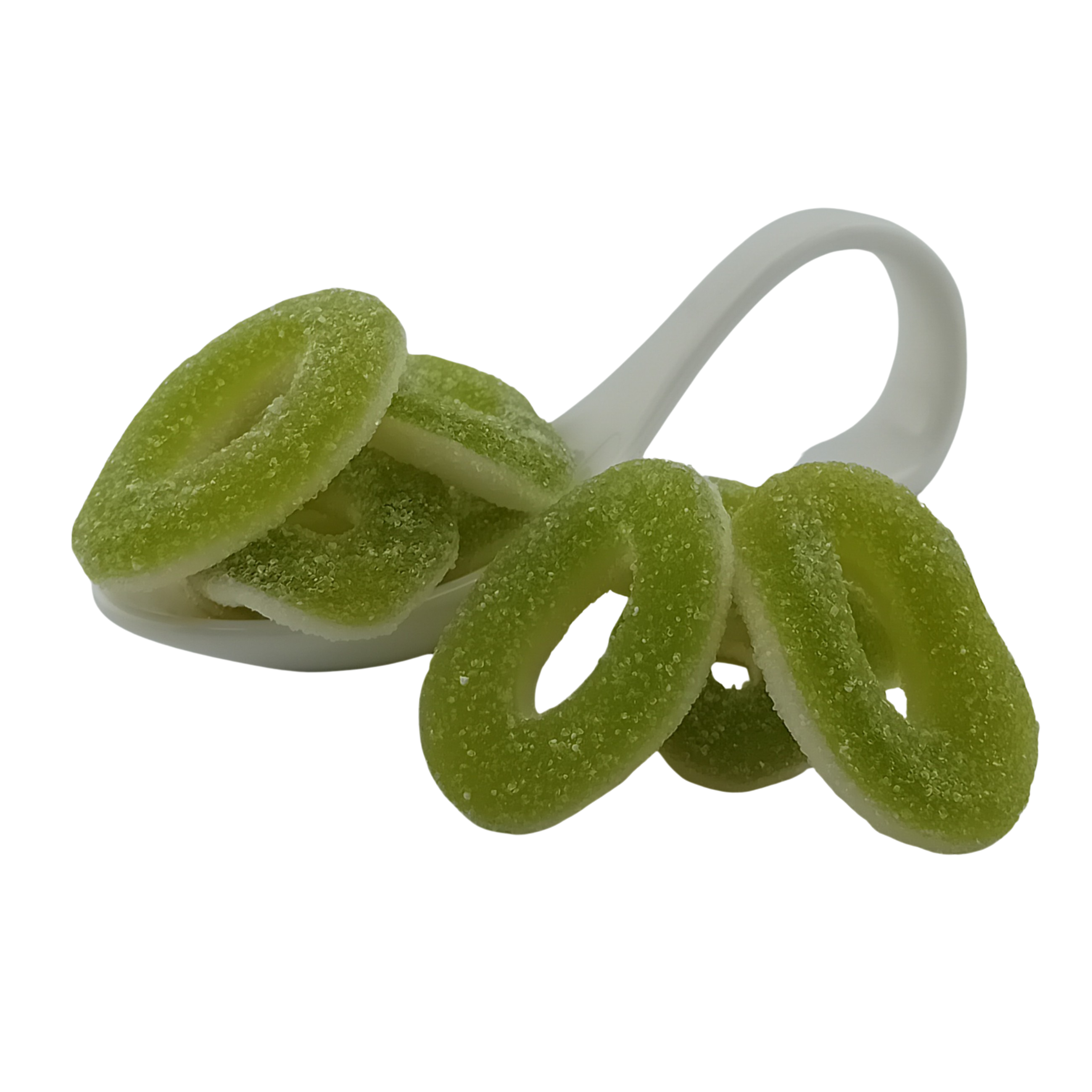 Trolli saure Apfelringe 150 Stück in der Papiertüte, genäht