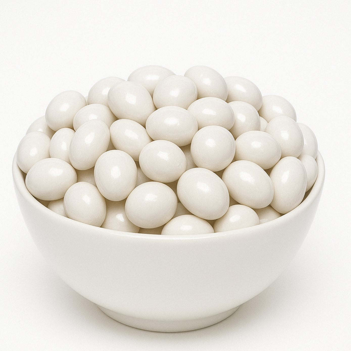 Erdnüsse in Vollmilchschokolade mit weißem Zuckerüberzug
 im Beutel 5 Kg