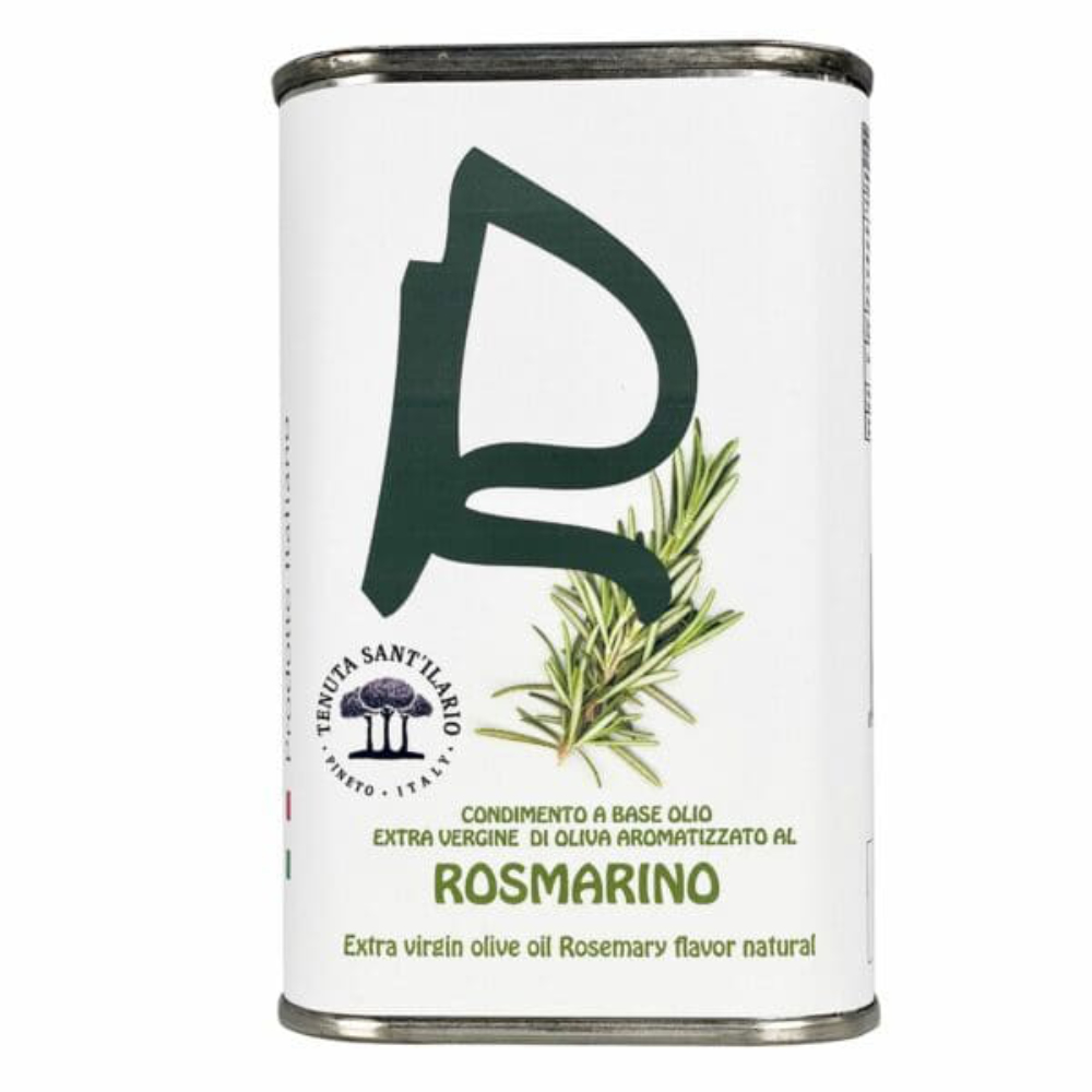 Rosmarin auf Olivenöl 250ml
Natives Olivenöl 97%, natürliches Rosmarin-Aroma 3% Rosmarin auf Olivenöl 250ml
Natives Olivenöl 97%, natürliches Rosmarin-Aroma 3%