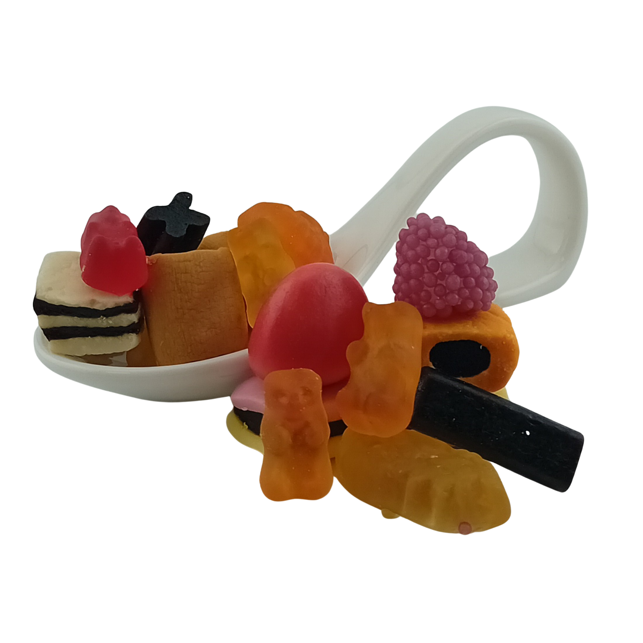 Haribo Colorado Mix 3 kg in der Papiertüte, genäht