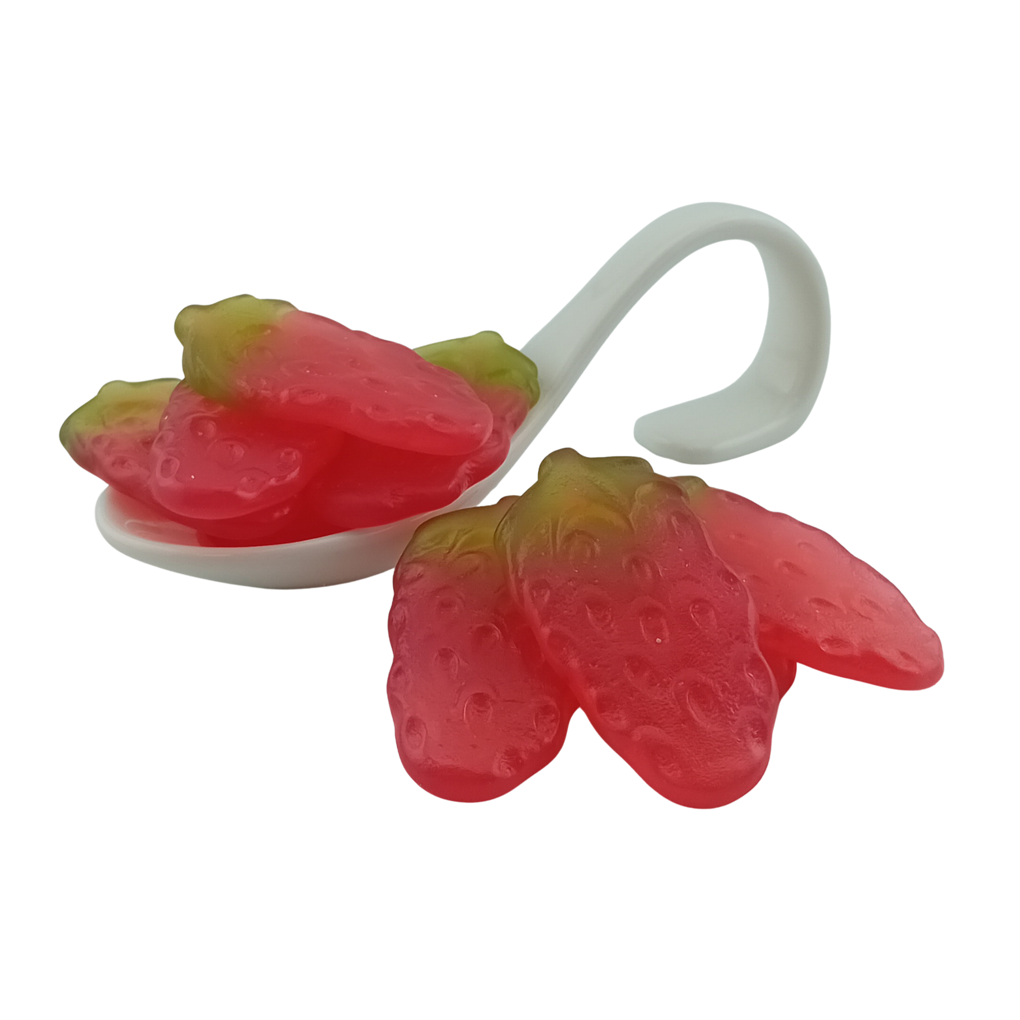 Haribo Riesen Erdbeeren 3 kg in der Papiertüte, genäht