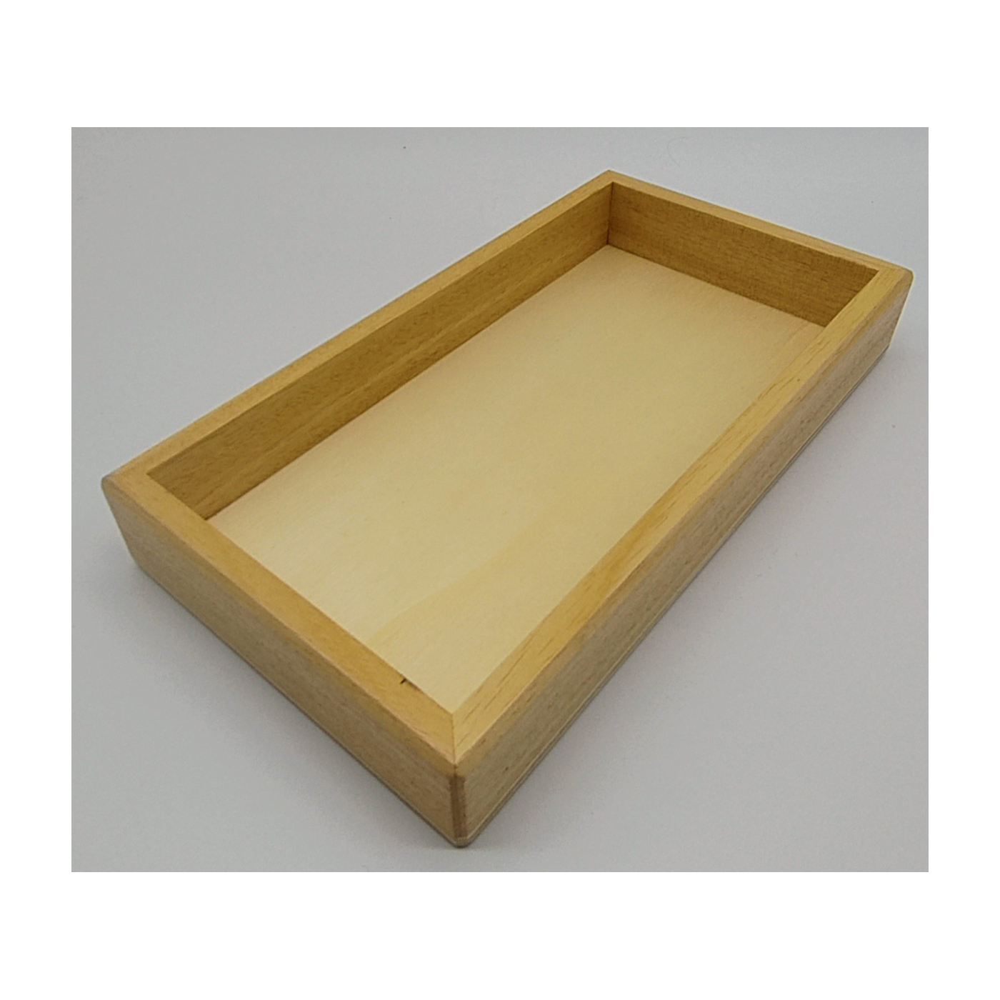 Holzkiste für Gebäckeinsatz 125g rechteckig Weiß 23 x 12,5