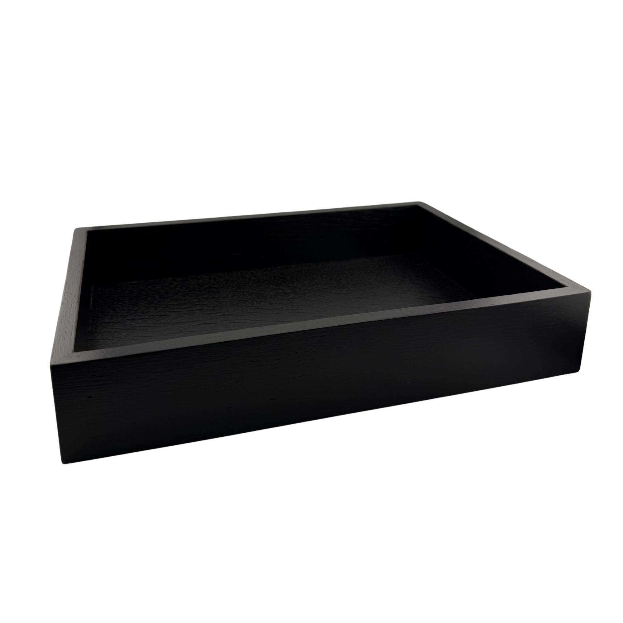 Buffet-System Eiche Schwarz, niedrig