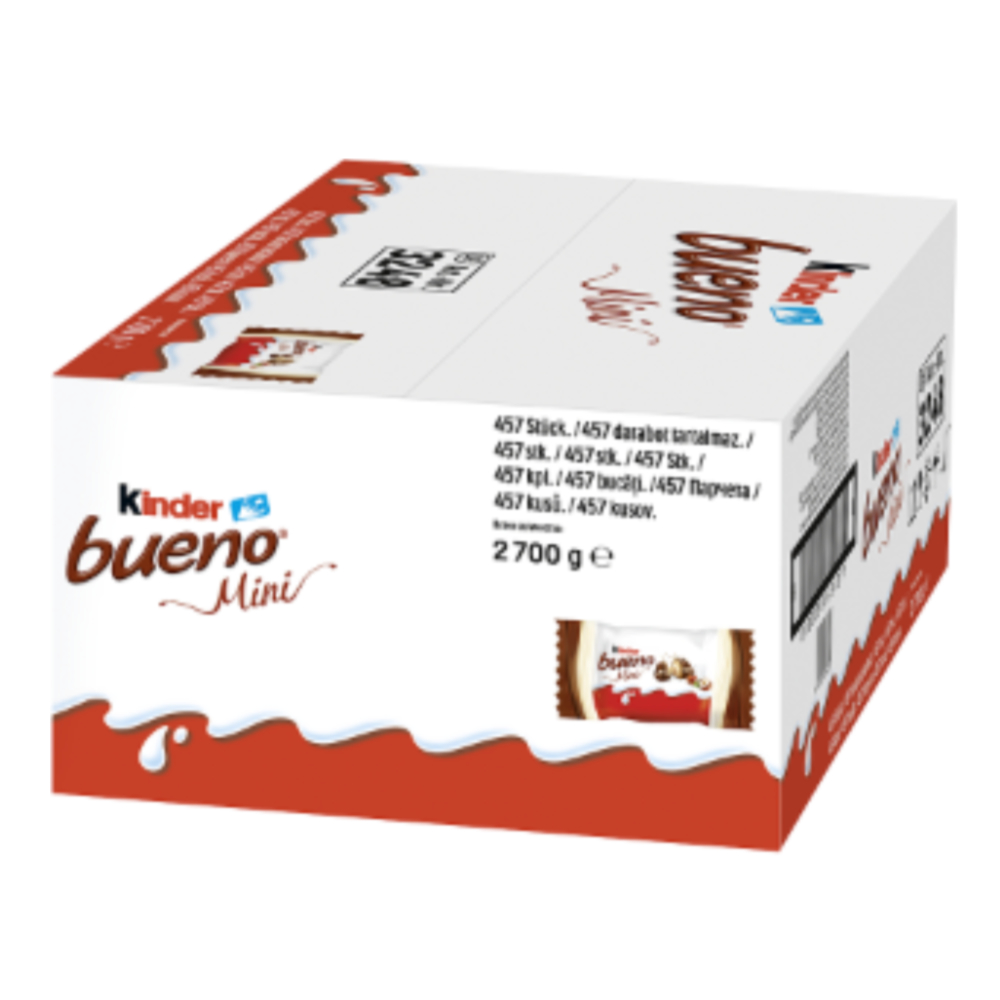 Kinder Bueno Mini einzeln Verpackt 5,4 g - 457 Stück pro Karton
