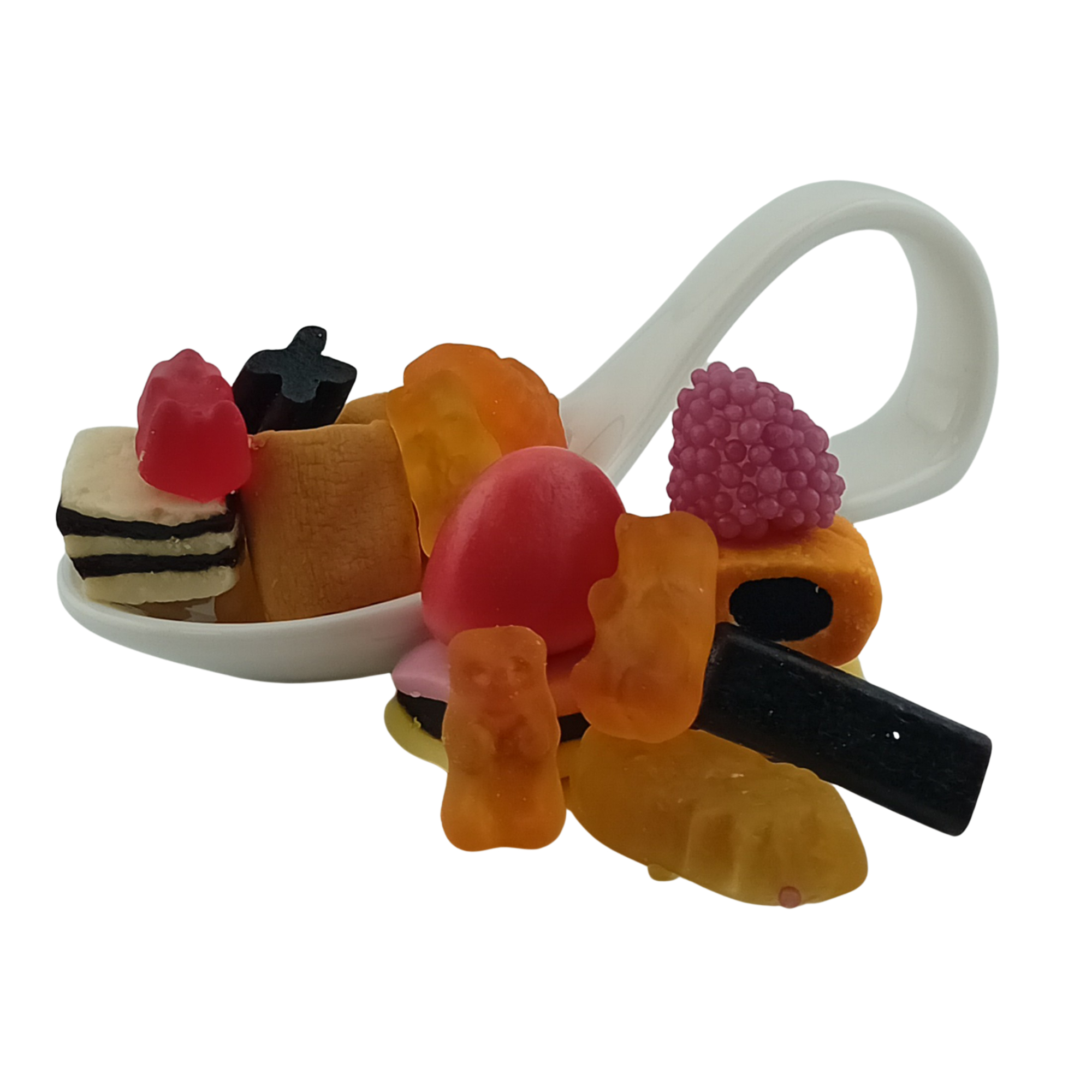 Haribo Colorado Mix 3 kg in der Papiertüte, genäht