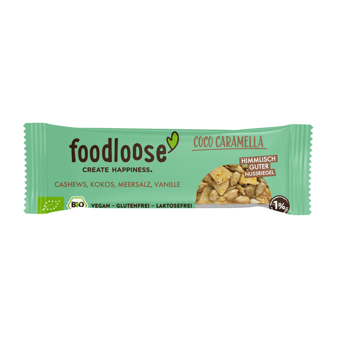 Foodloose Variety Pack Bio Nussriegel, vegan 24 Riegel  á 35 g pro Karton