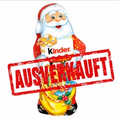 kinder Weihnachtsmann 55g - 24 Stück pro Karton