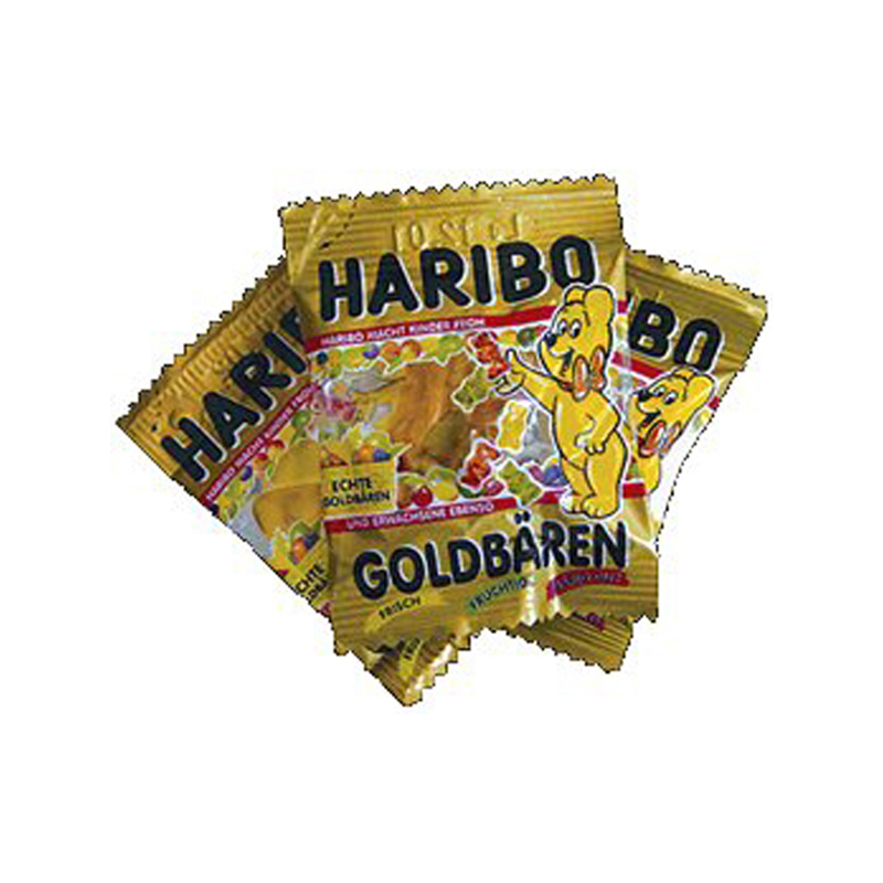 Haribo Bärchen Mini-Beutel
100 Beutel á 10g pro Dose