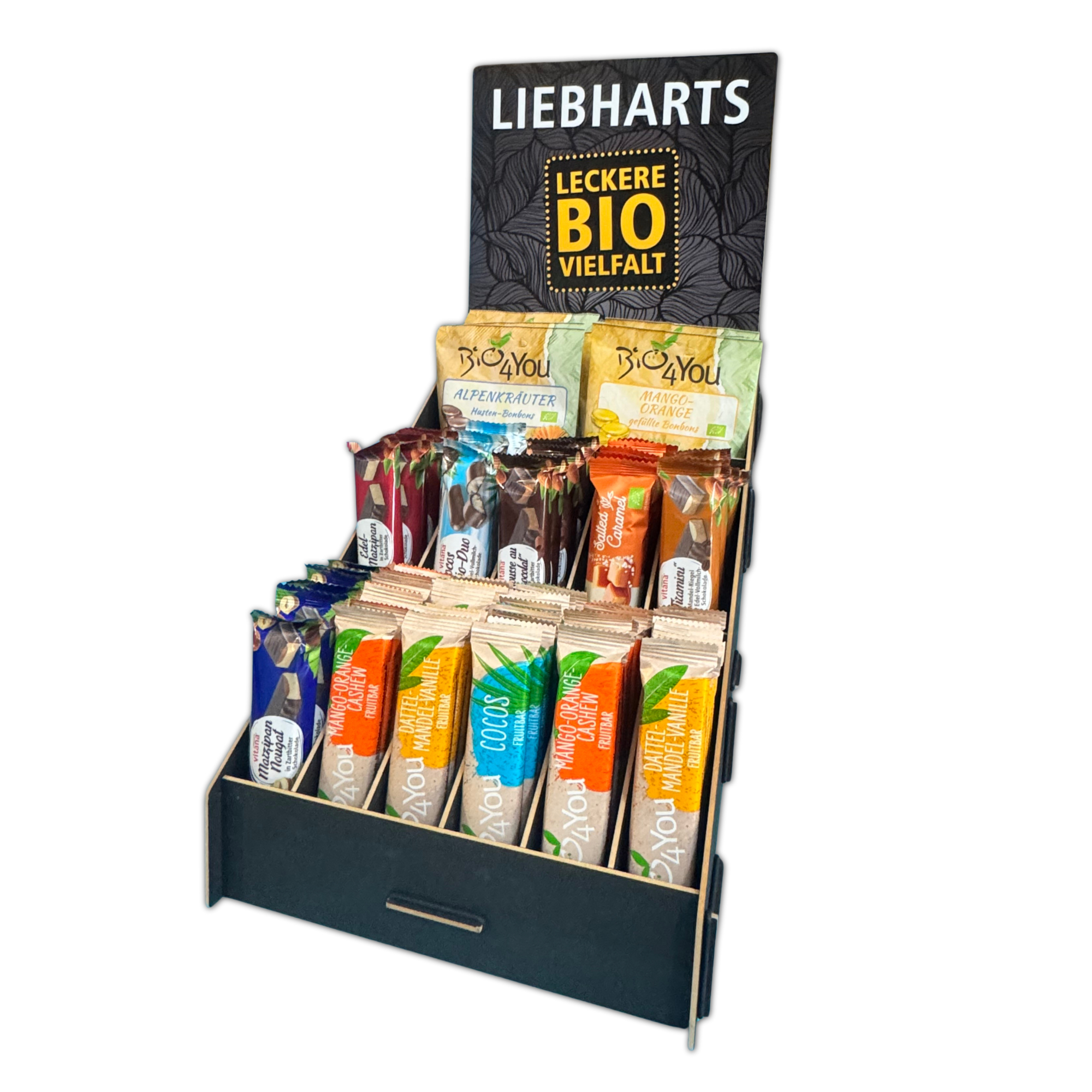 Liebharts Thekendisplay schwarz matt