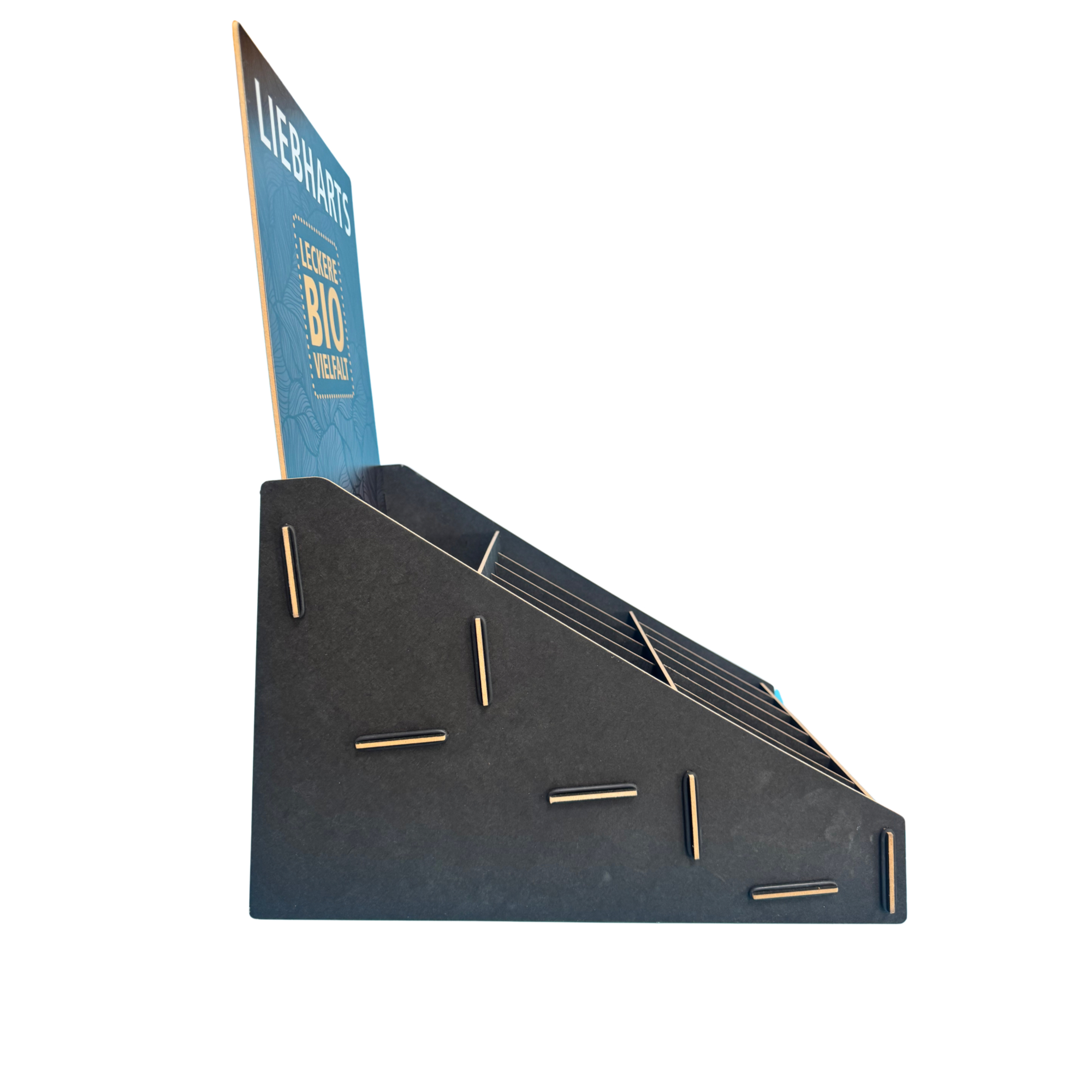 Liebharts Thekendisplay schwarz matt