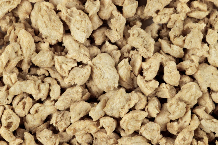 Texturat Pflanzenprotein 2,5mm bio - bestehend aus Sonnenblumenmehl & Ackerbohnenmehl 6 x 1,5 kg Beutel pro Karton