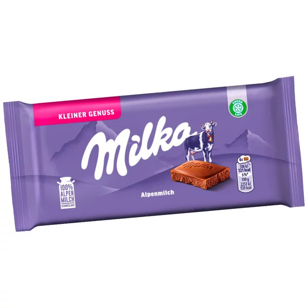 Milka Alpenmilch 45 g Tafel