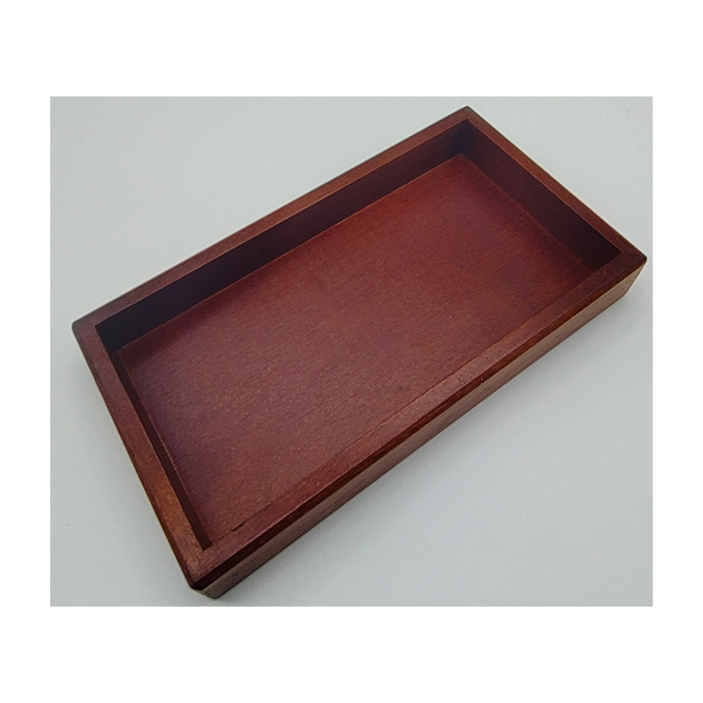 Holzkiste für Gebäckeinsatz 125 g rechteckig Braun 23 x 12,5