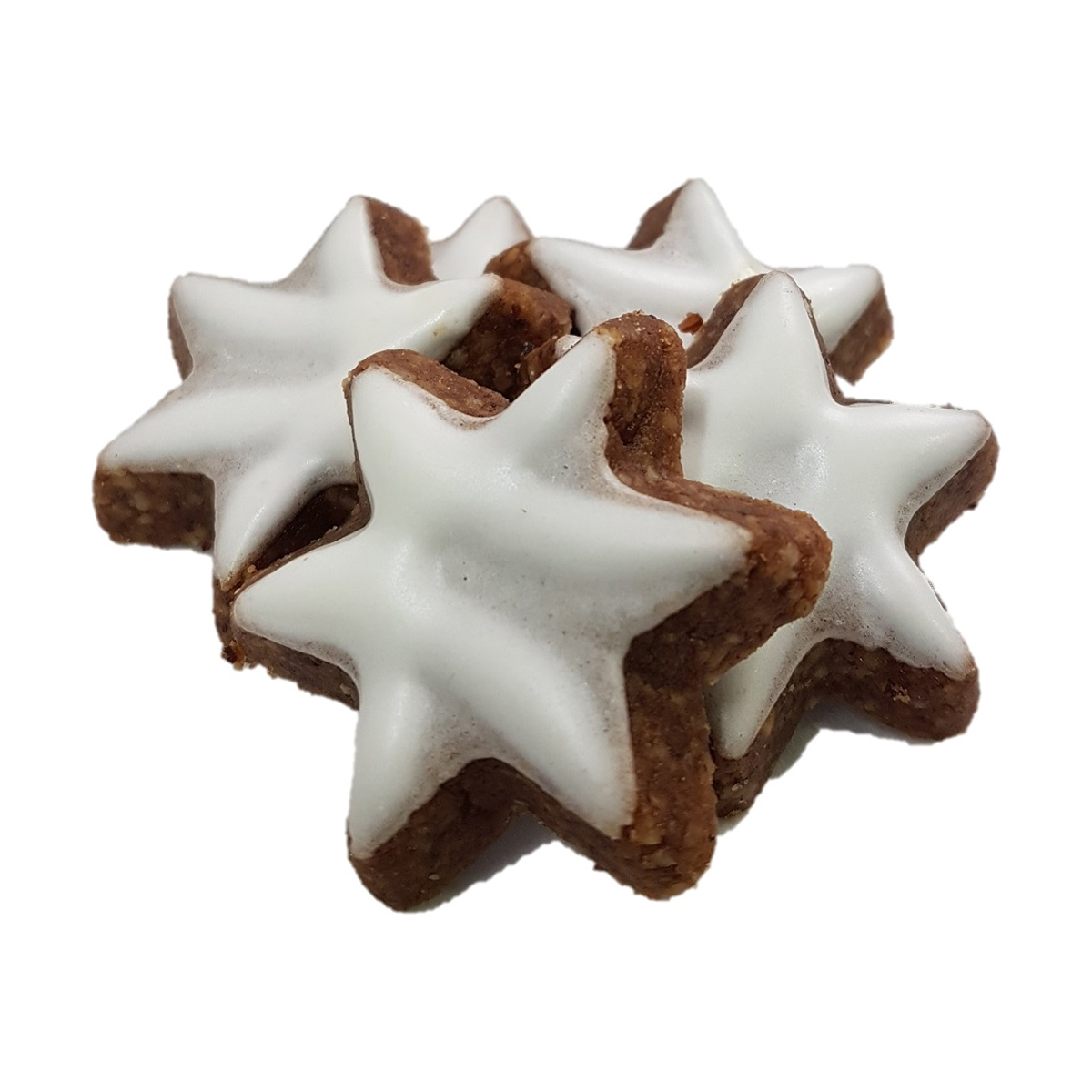 Zimtsterne 120g
Sternen-Beutel mit Goldclip
25 Stück pro Karton