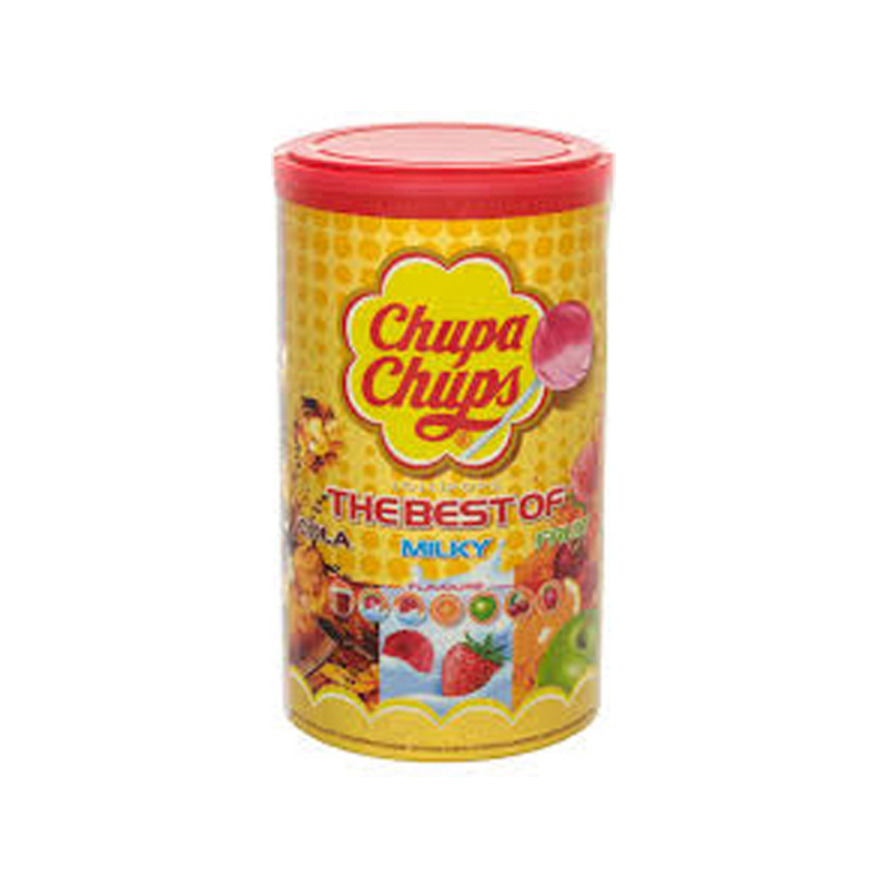 Chupa Chups Lollis - 100 Stück pro Dose (1200 g) verschiedene Sorten (Best of)